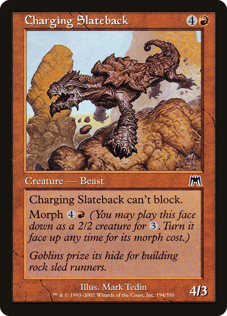 Charging Slateback — Onslaught — Magic: The Gathering