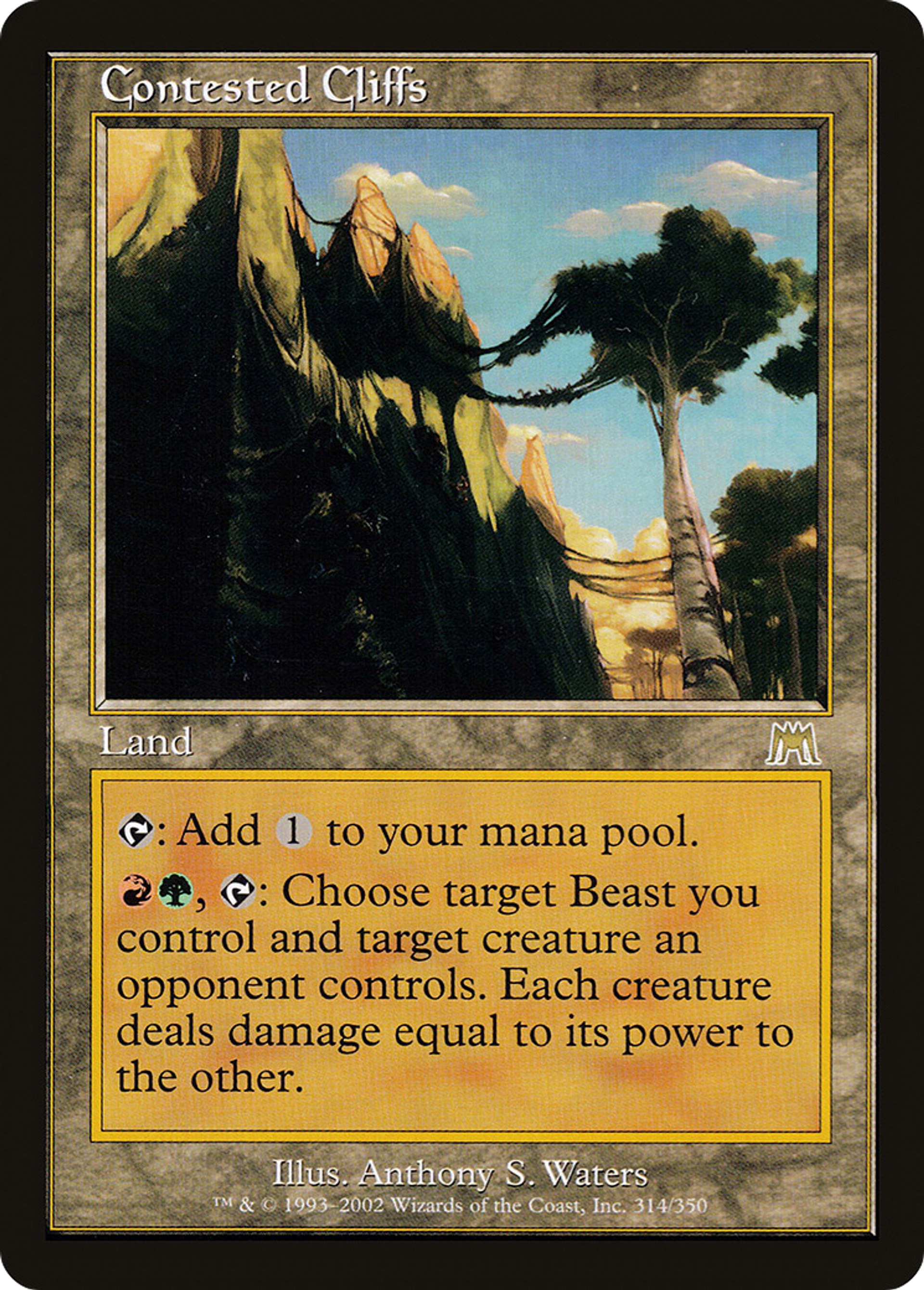 Falaises contestées — Onslaught — Magic: The Gathering