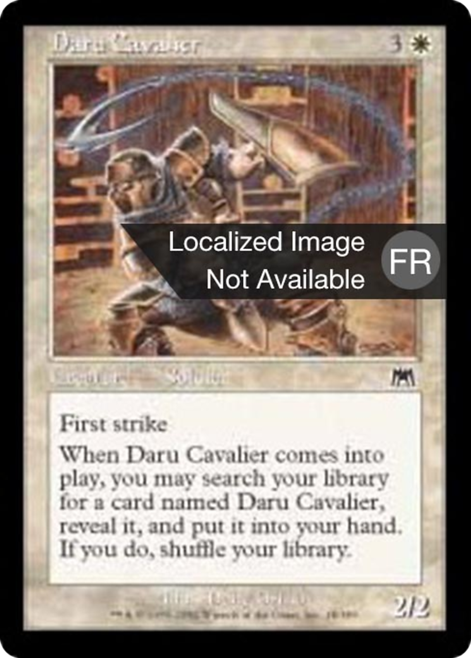Cavalier daru — Onslaught — Magic: The Gathering