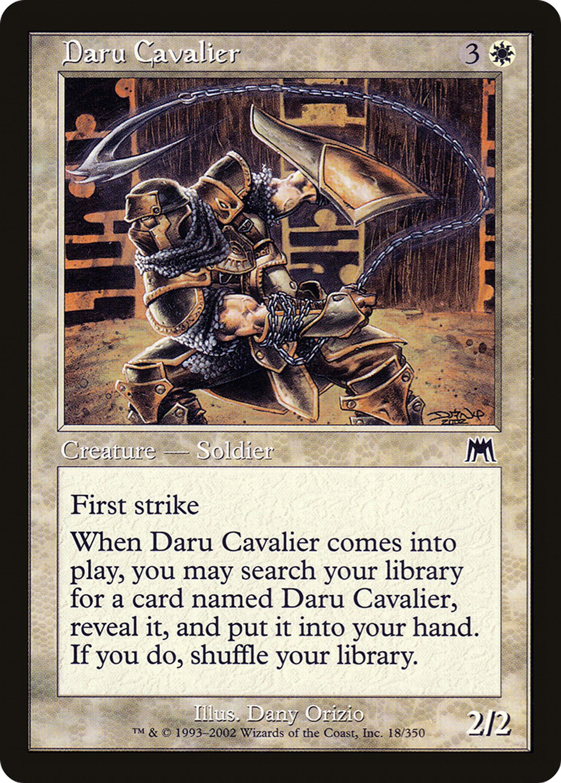 Cavalier daru — Onslaught — Magic: The Gathering