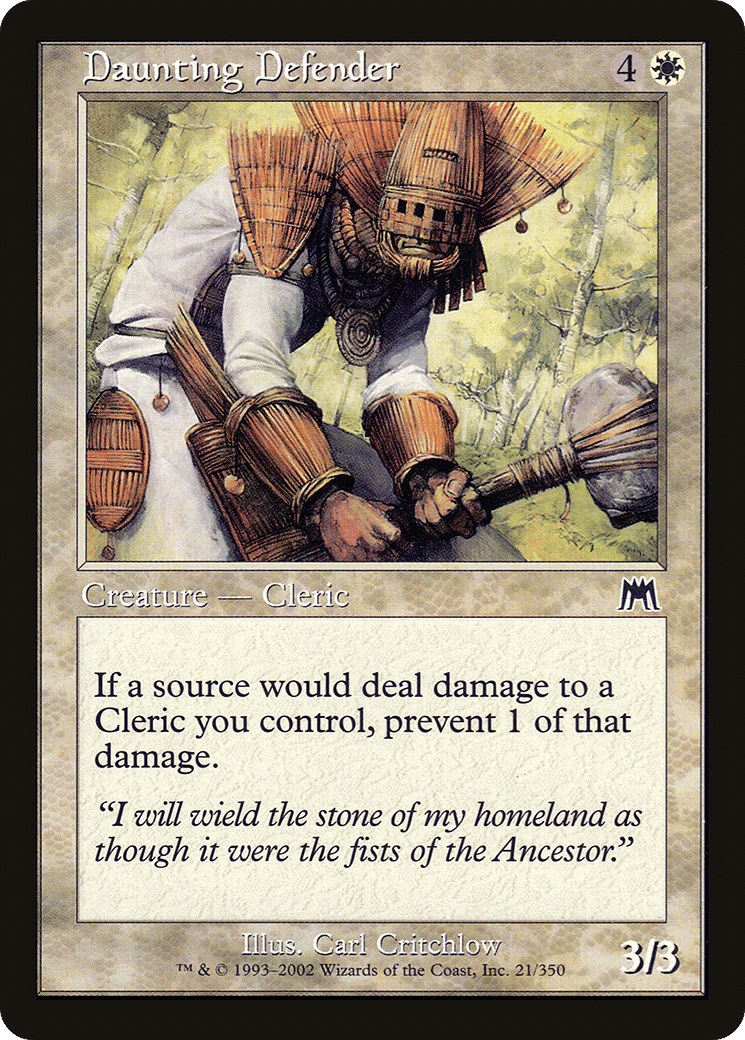 Daunting Defender — Onslaught — Magic: The Gathering
