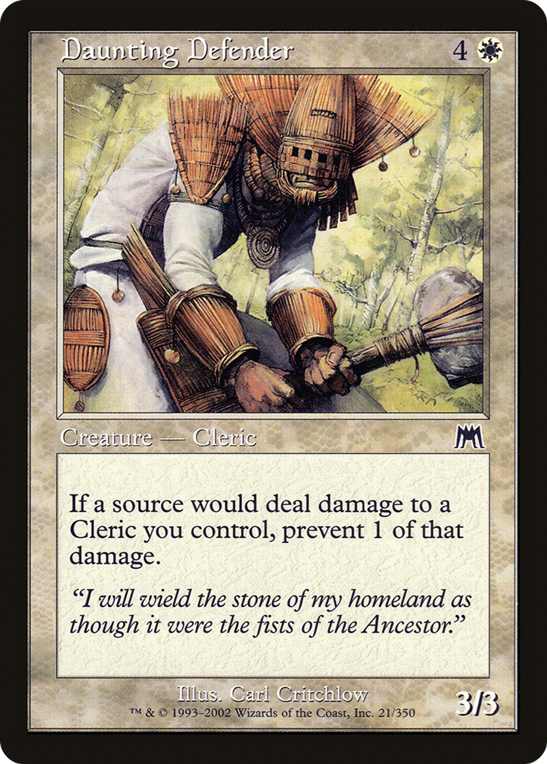 Défenseur farouche — Onslaught — Magic: The Gathering