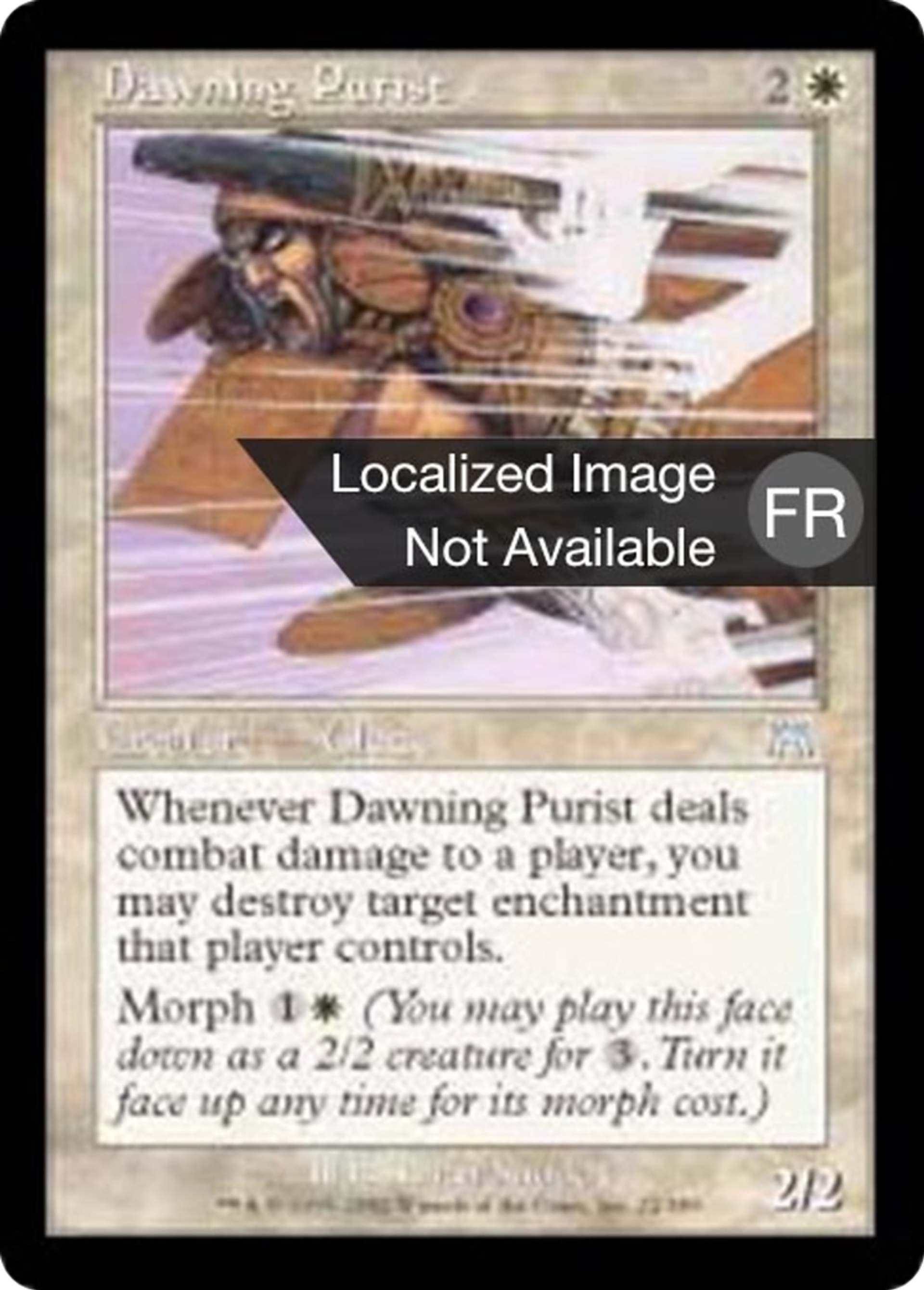 Puriste naissant — Onslaught — Magic: The Gathering