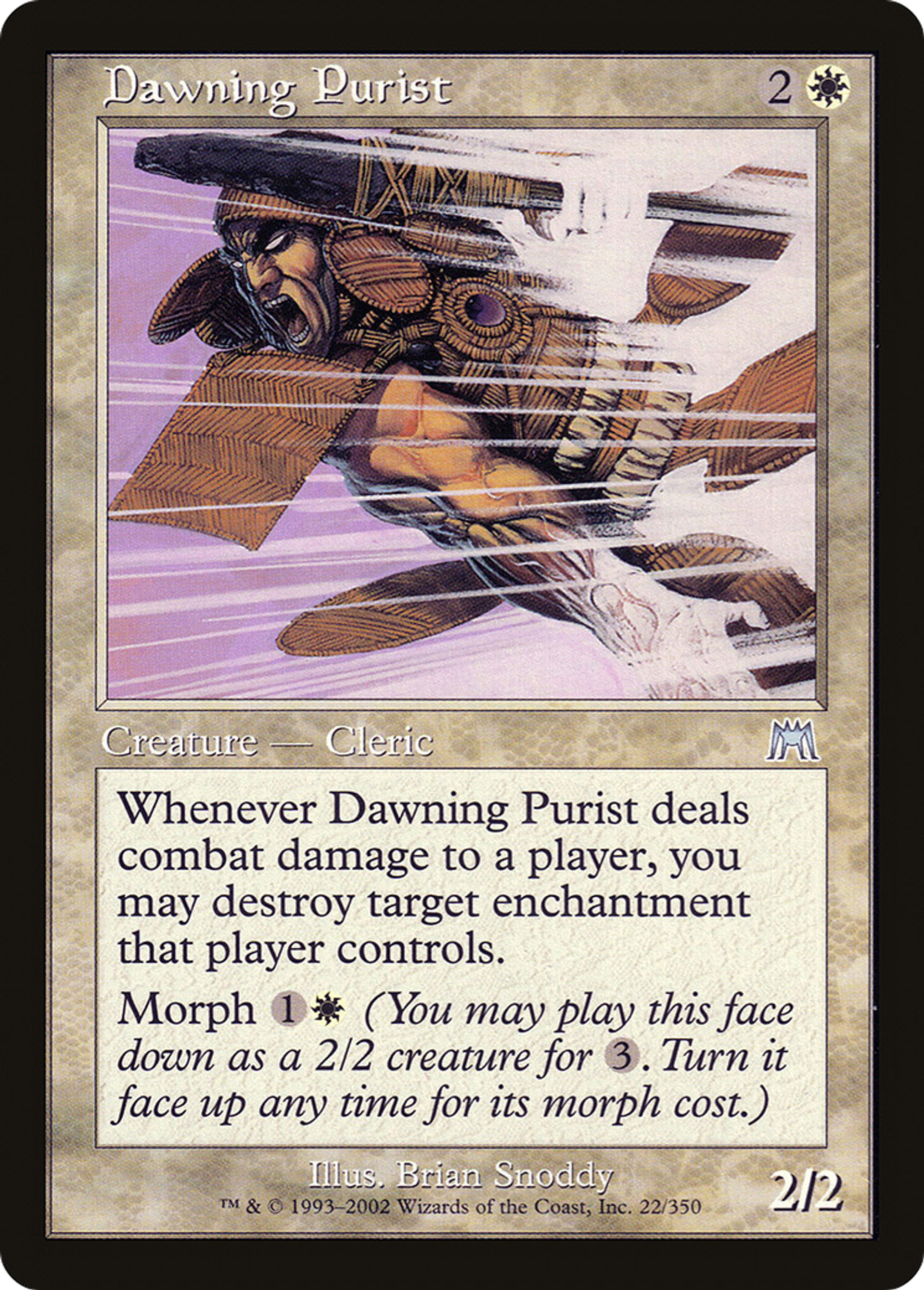 Puriste naissant — Onslaught — Magic: The Gathering