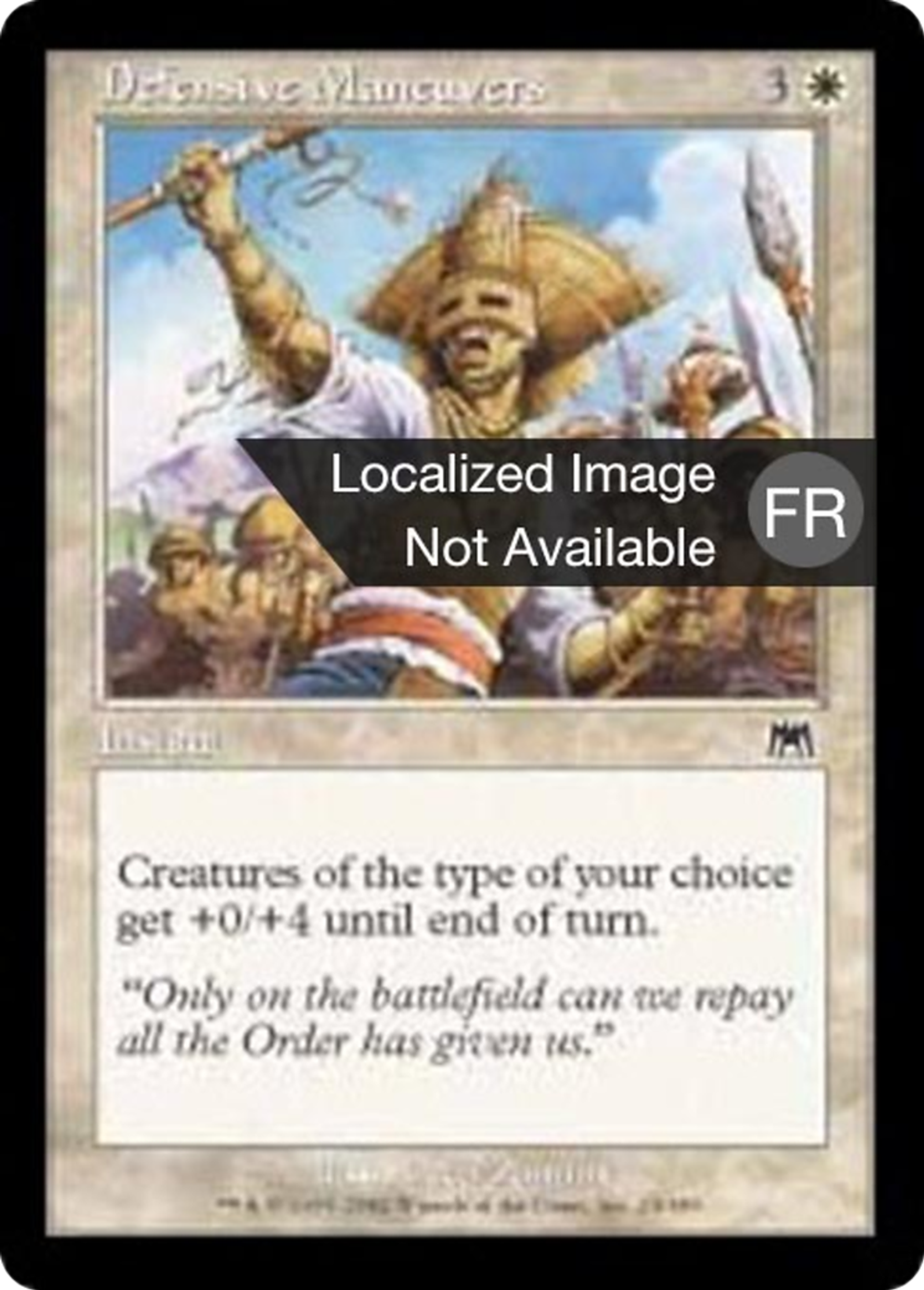 Manœuvres défensives — Onslaught — Magic: The Gathering