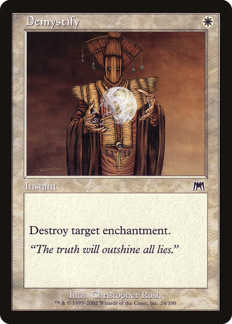 Demystify — Onslaught — Magic: The Gathering