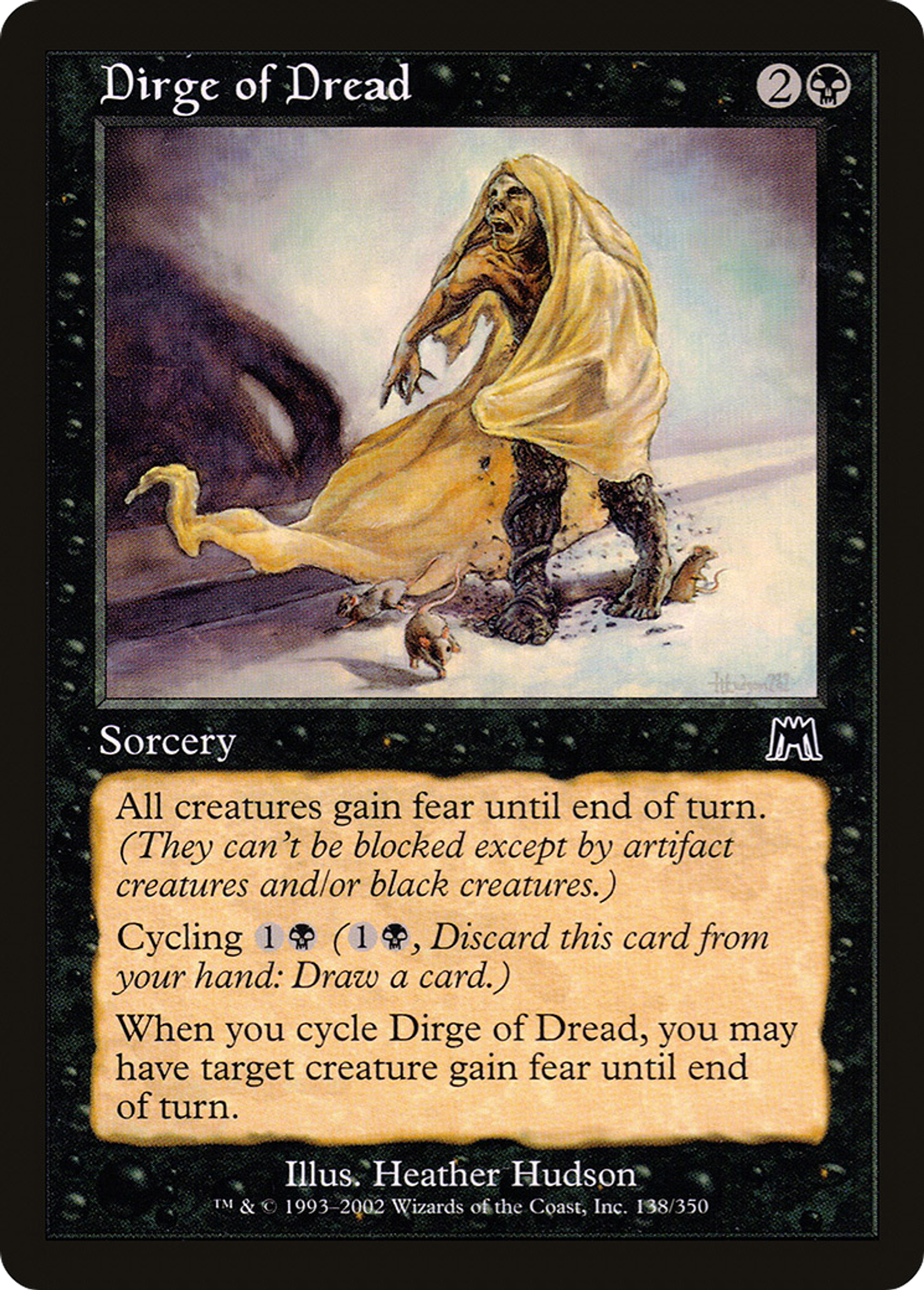 Hymne d'effroi — Onslaught — Magic: The Gathering