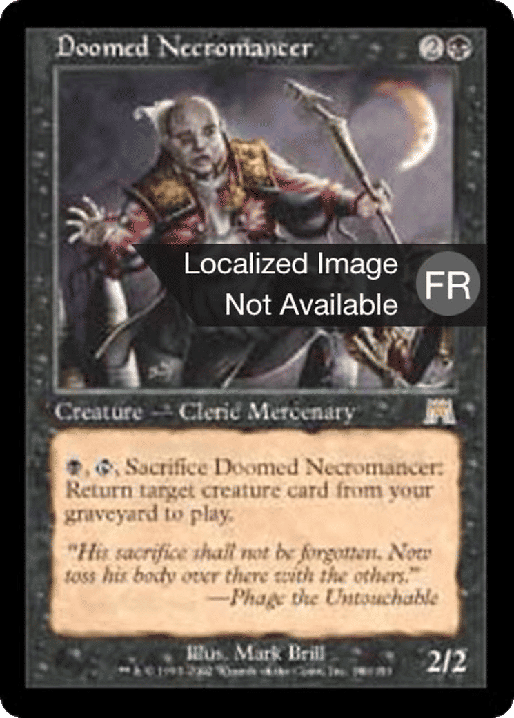 Nécromancien condamné — Onslaught — Magic: The Gathering