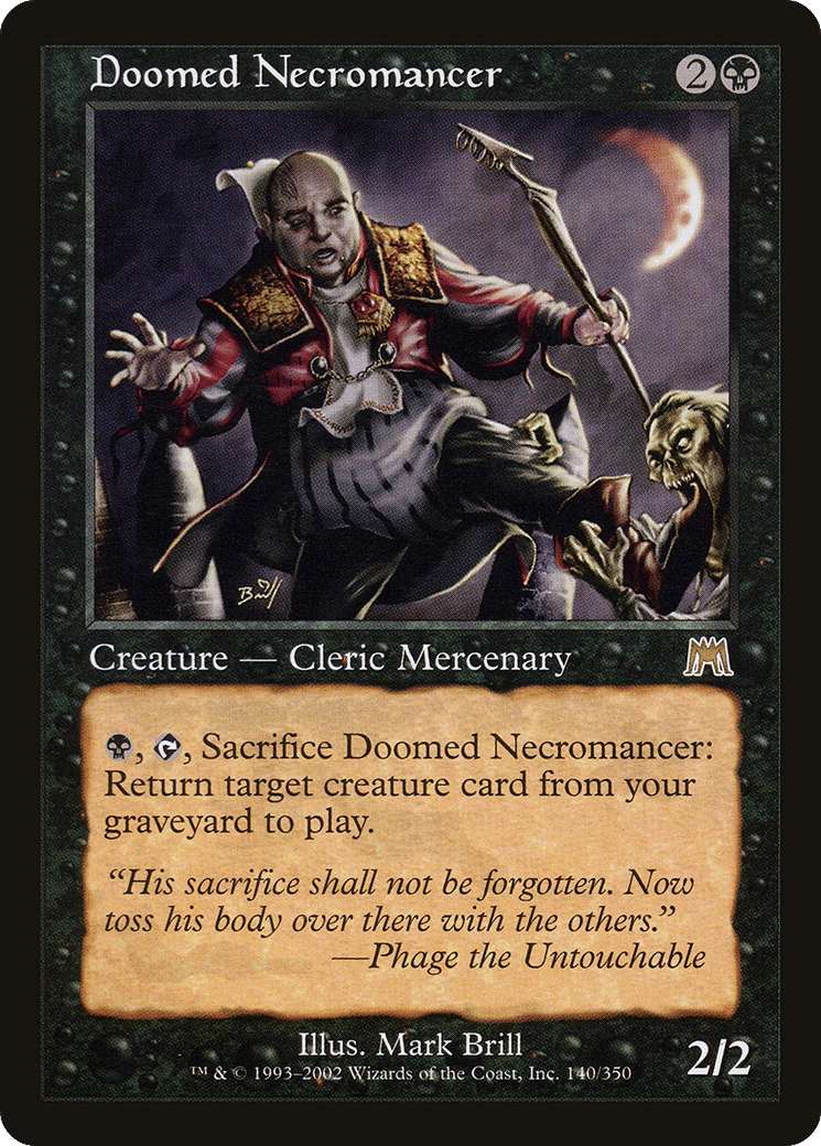 Doomed Necromancer — Onslaught — Magic: The Gathering
