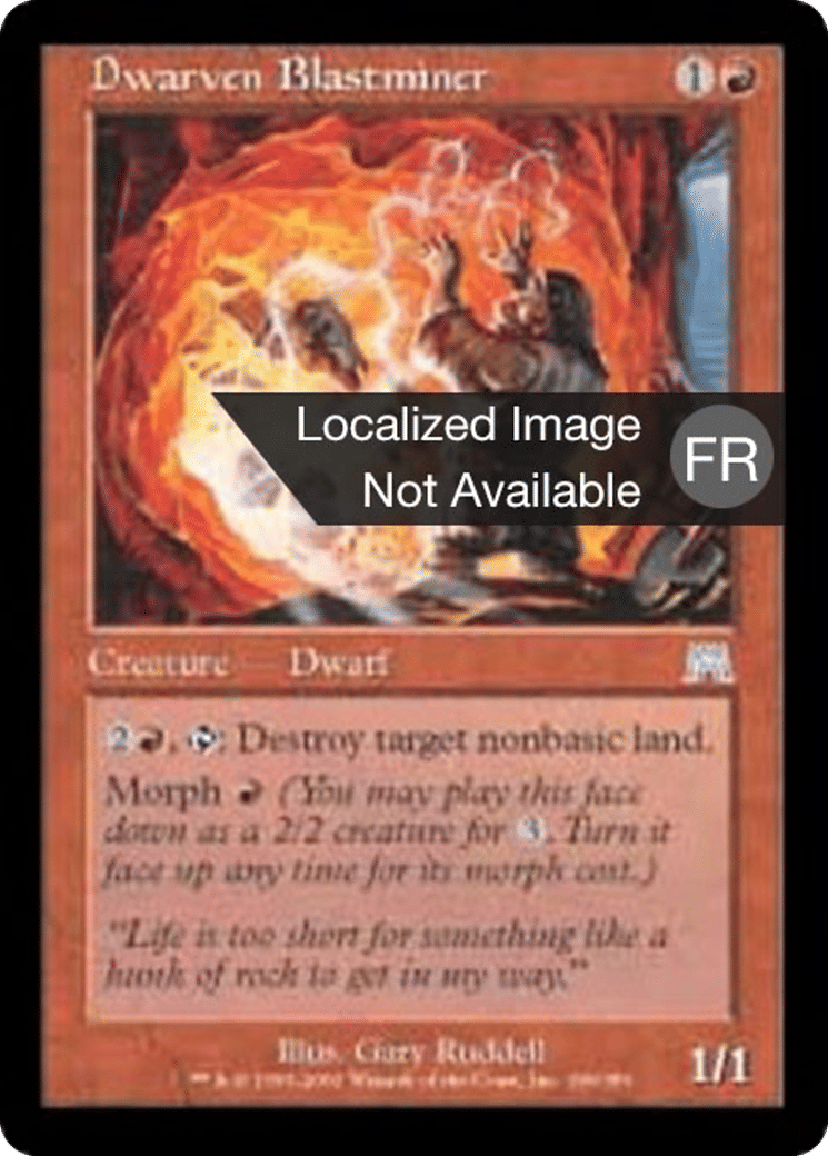 Excavateur nain — Onslaught — Magic: The Gathering