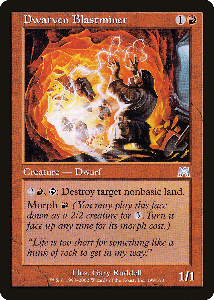Dwarven Blastminer — Onslaught — Magic: The Gathering
