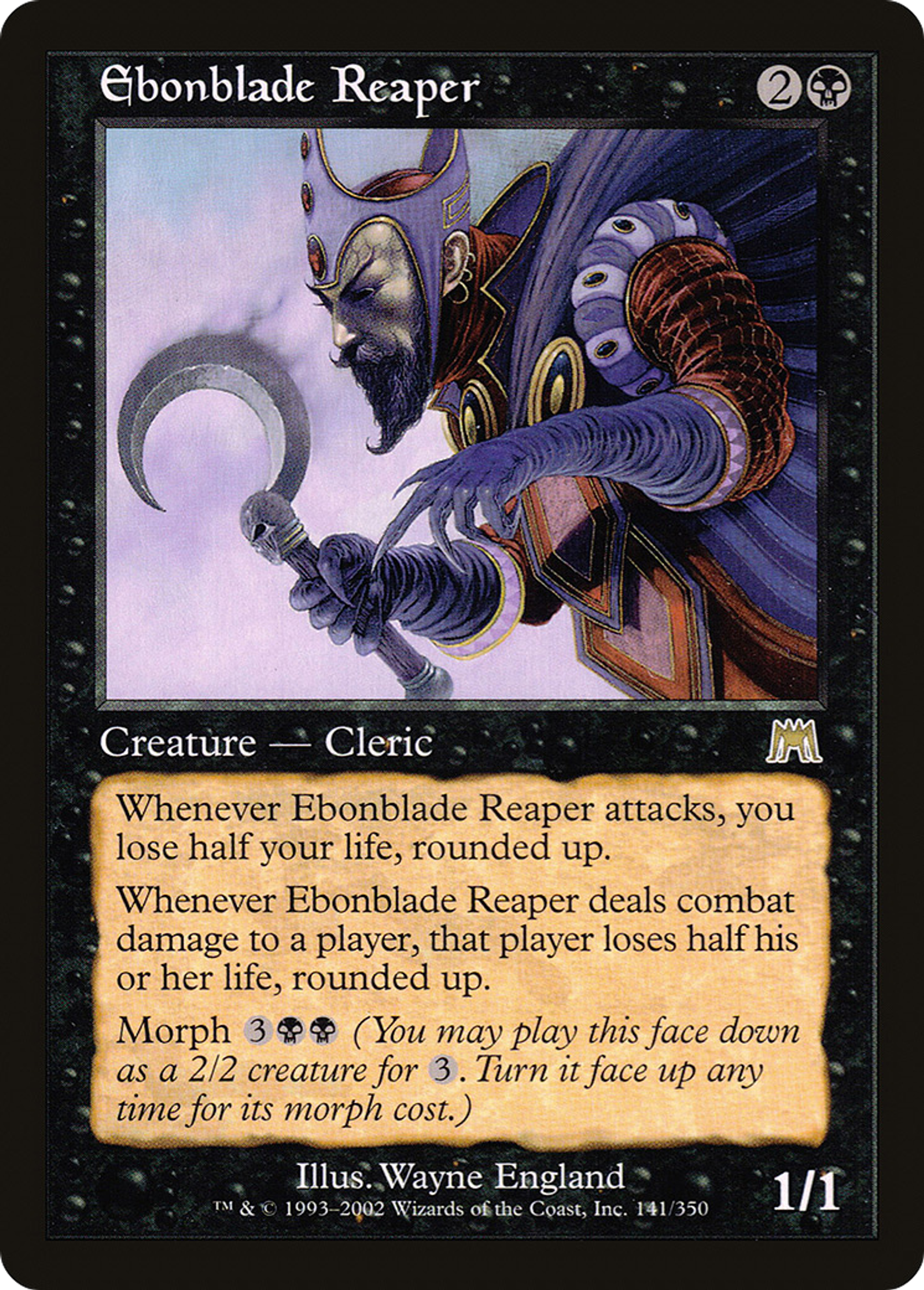Faucheur à lame d'ébène — Onslaught — Magic: The Gathering