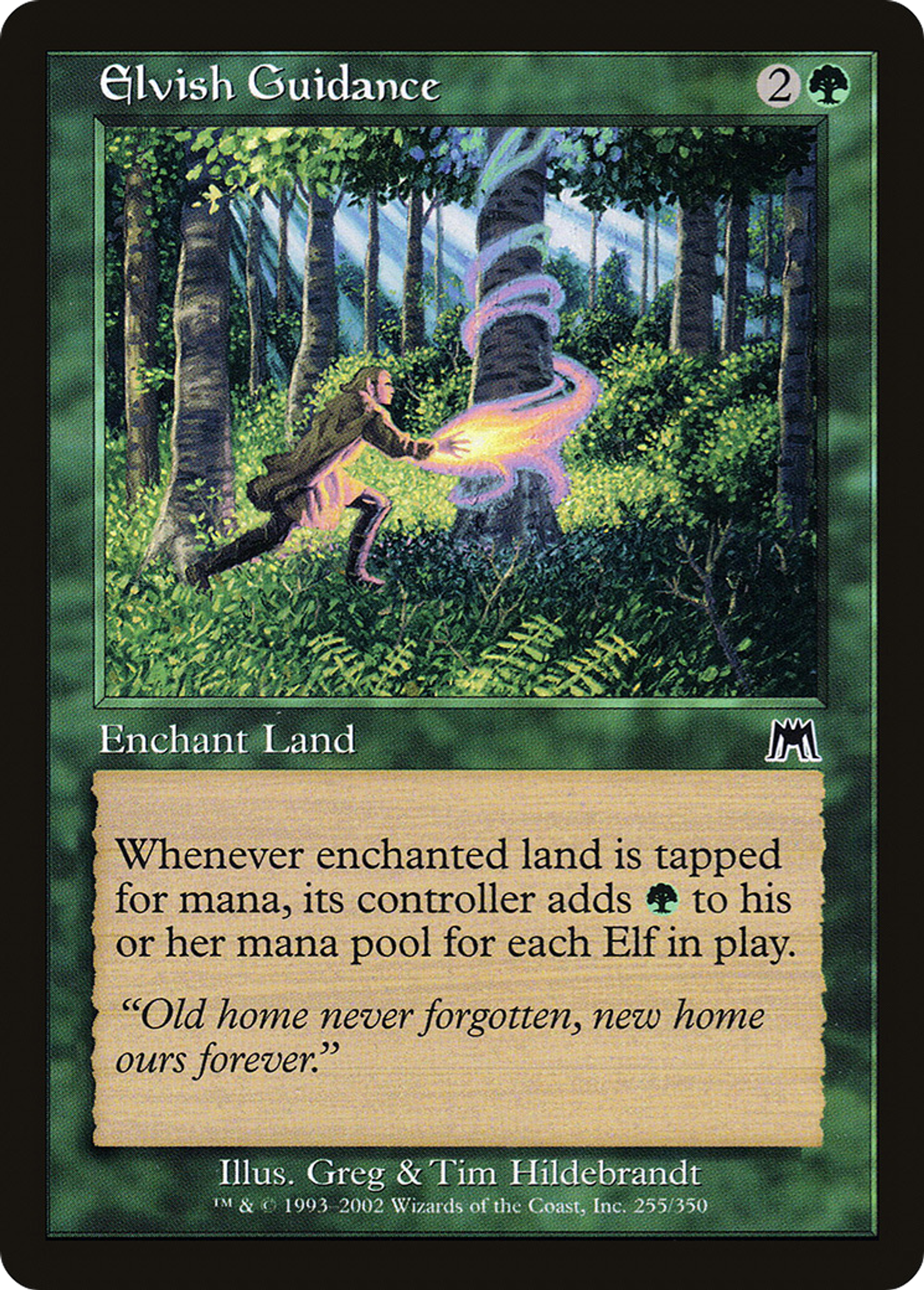 Guidé par les elfes — Onslaught — Magic: The Gathering