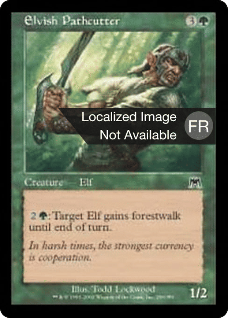 Passe-sentier elfe — Onslaught — Magic: The Gathering