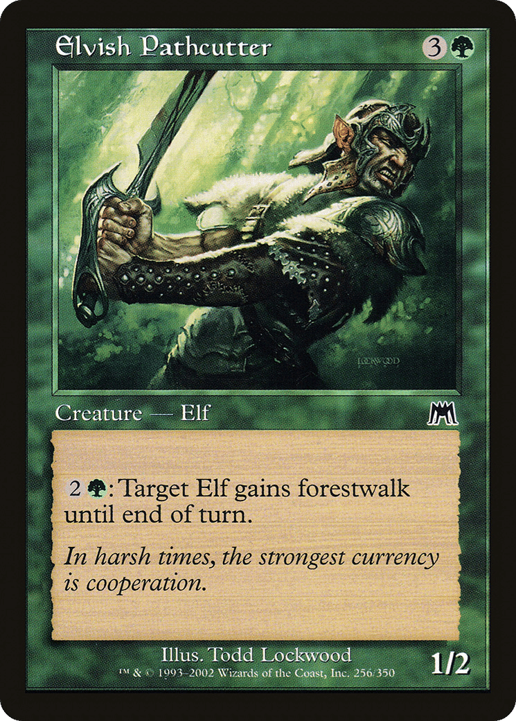 Elvish Pathcutter — Onslaught — Magic: The Gathering