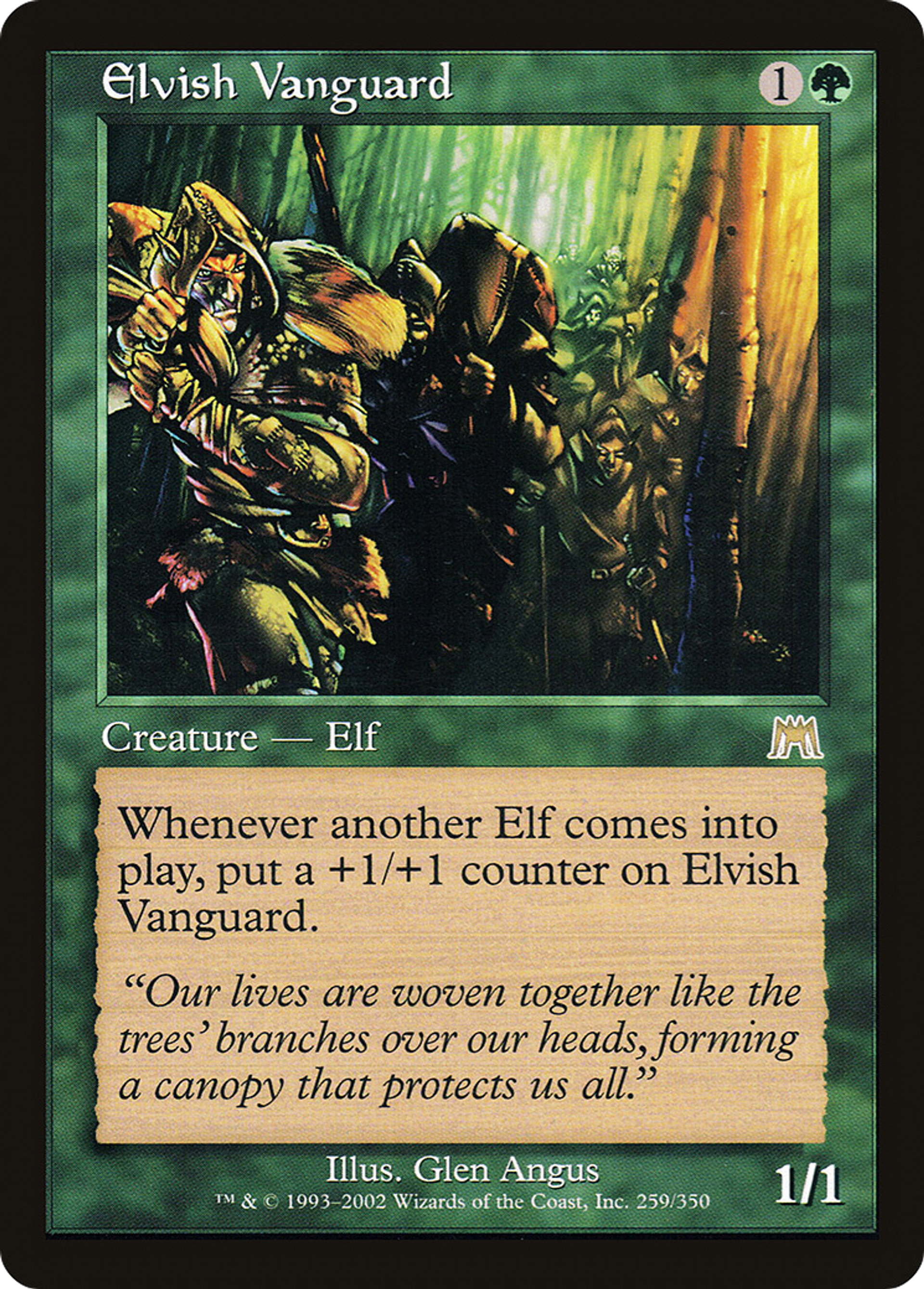 Avant-garde elfe — Onslaught — Magic: The Gathering