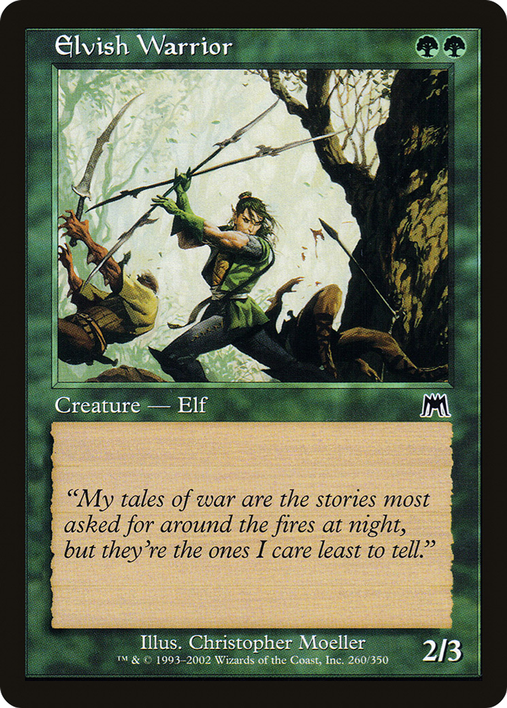 Guerrier elfe — Onslaught — Magic: The Gathering