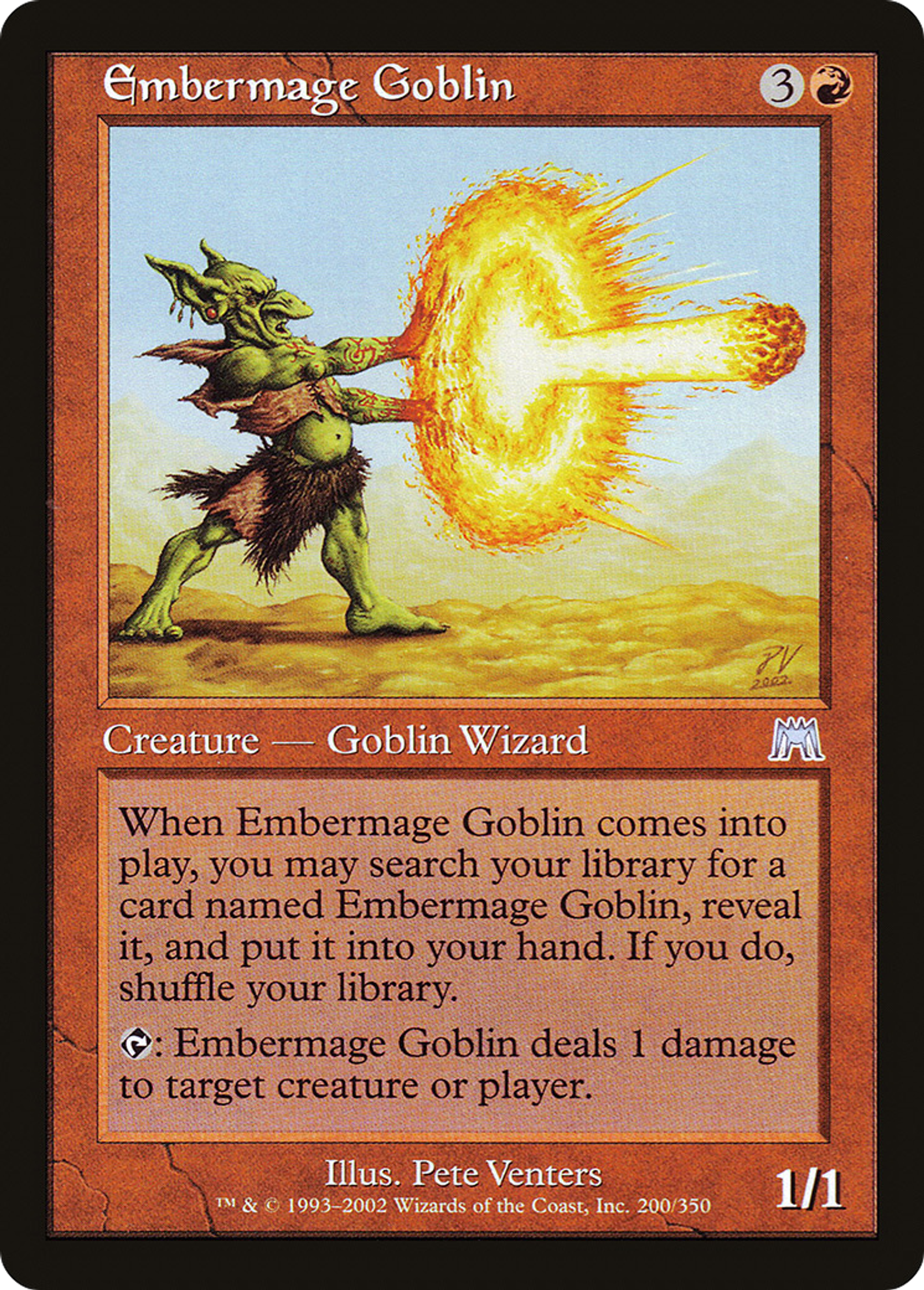 Gobelin ambremage — Onslaught — Magic: The Gathering