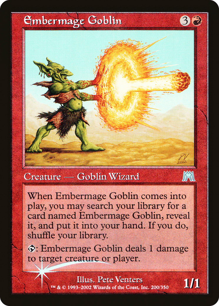 Embermage Goblin — Onslaught — Magic: The Gathering