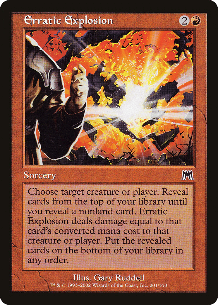 Erratic Explosion — Onslaught — Magic: The Gathering