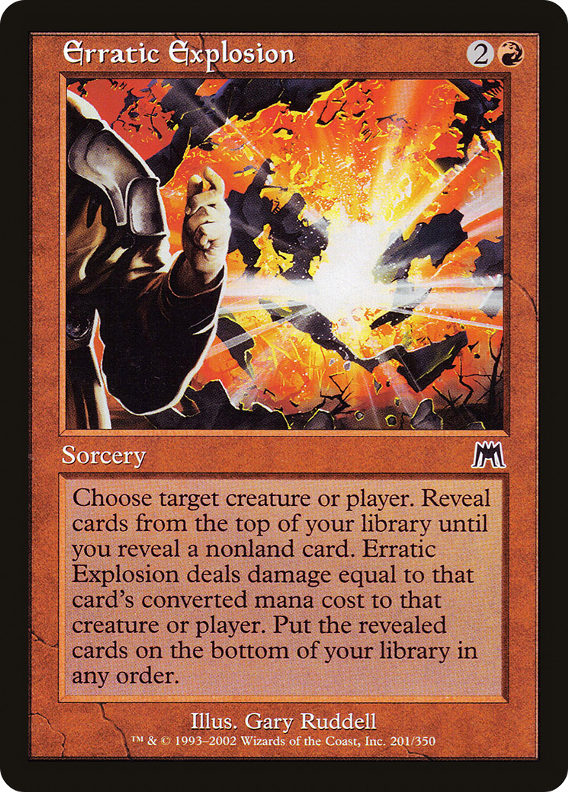 Explosion imprévisible — Onslaught — Magic: The Gathering