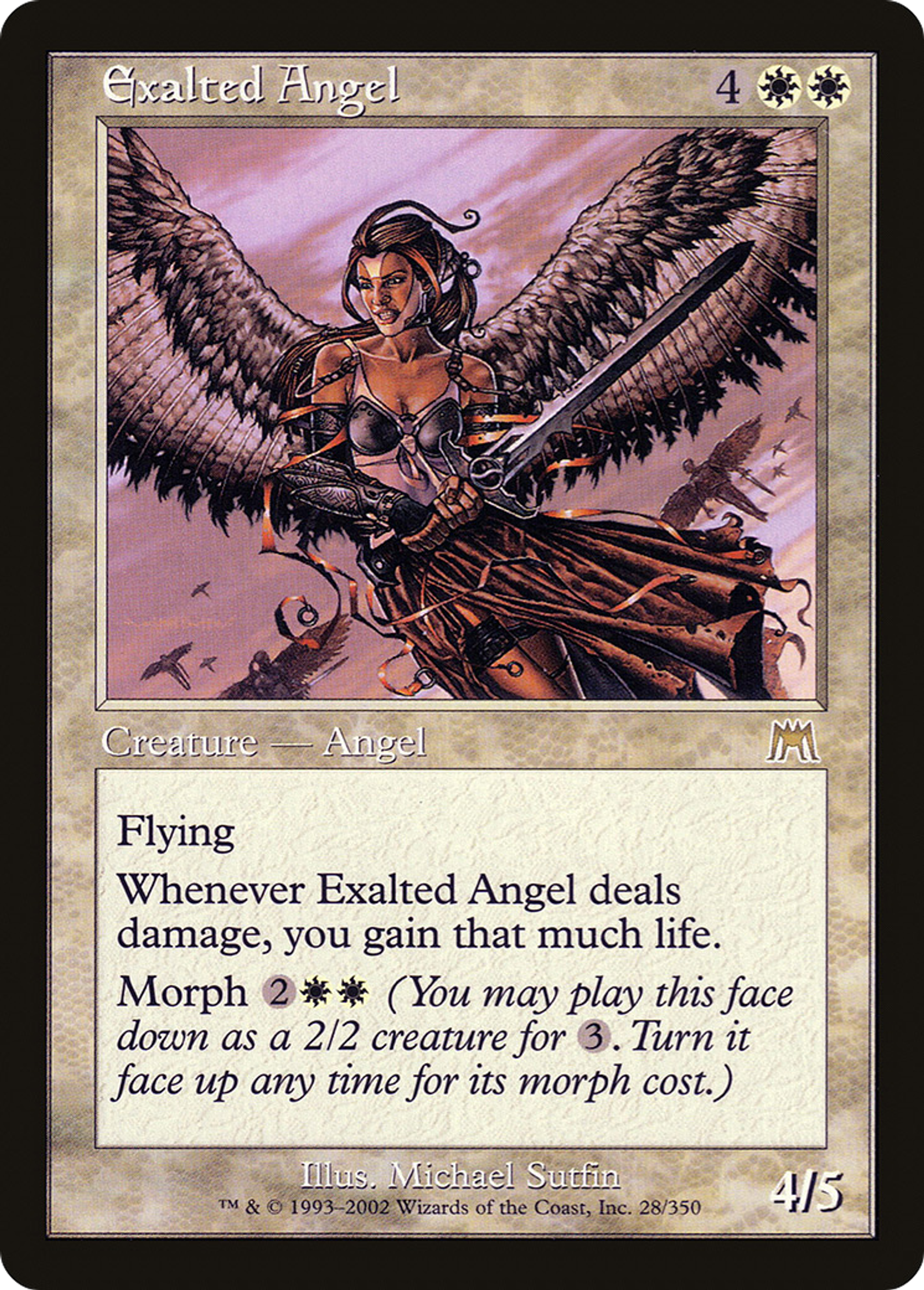 Ange exalté — Onslaught — Magic: The Gathering
