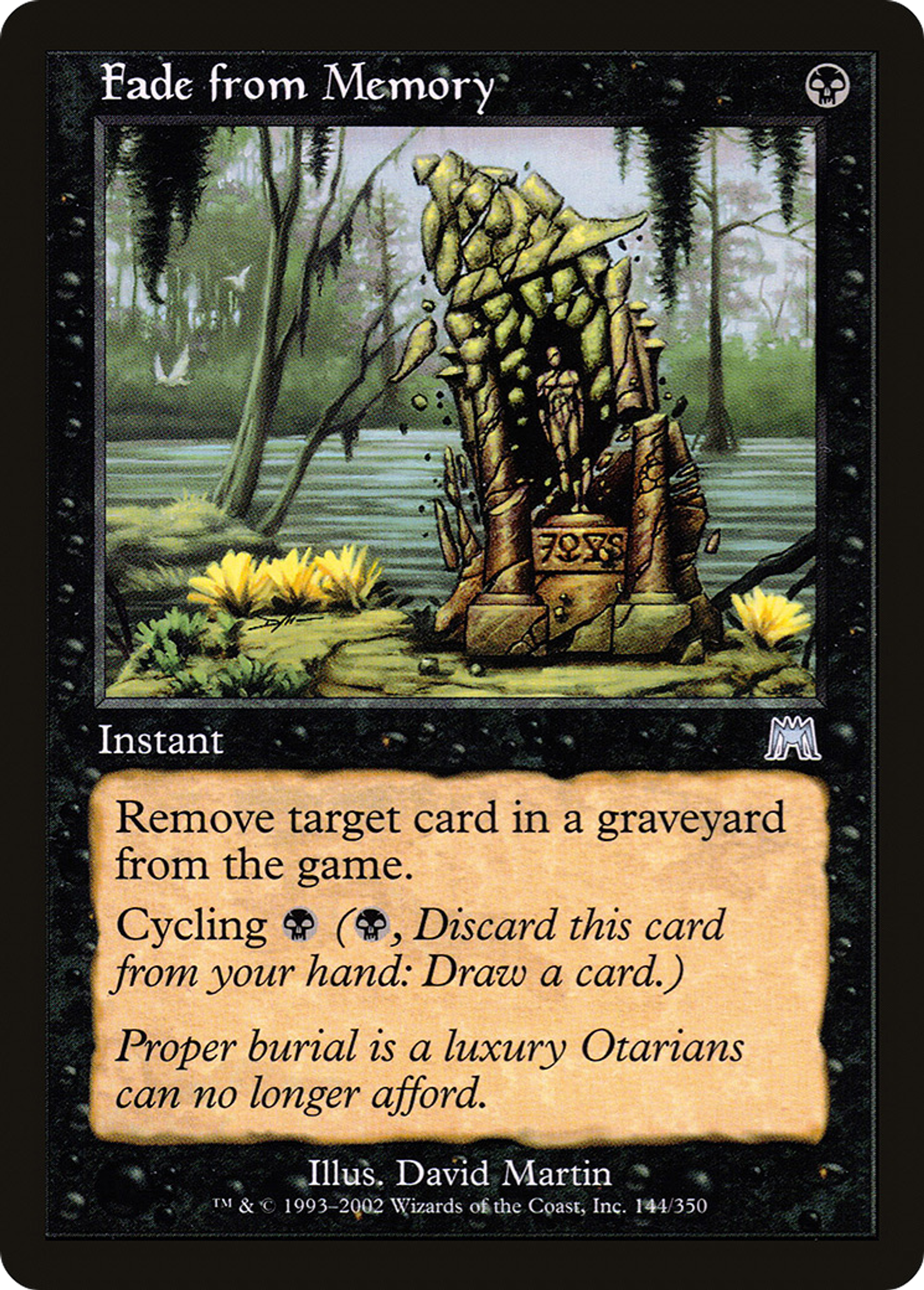 Effacer de la mémoire — Onslaught — Magic: The Gathering