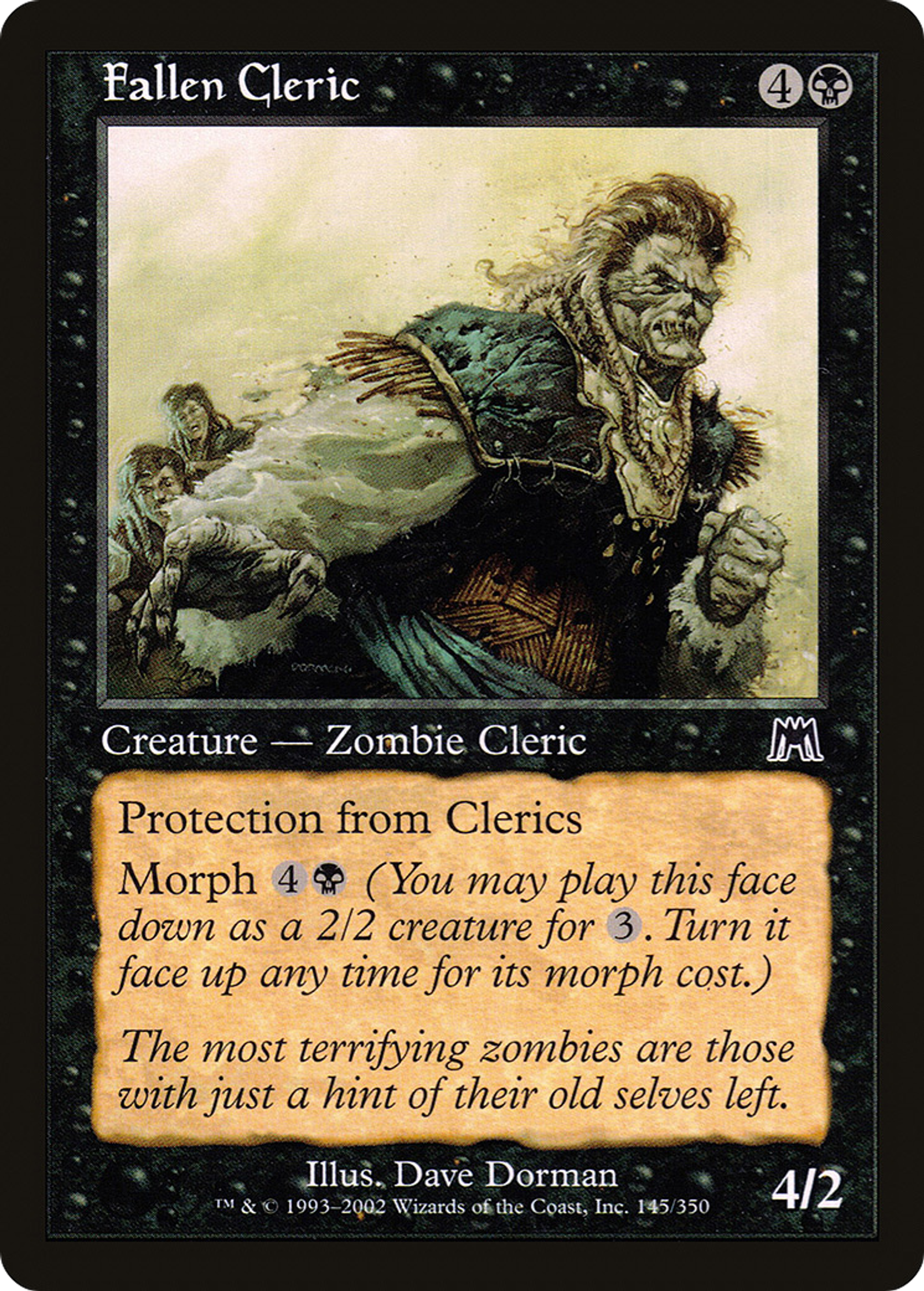 Clerc déchu — Onslaught — Magic: The Gathering