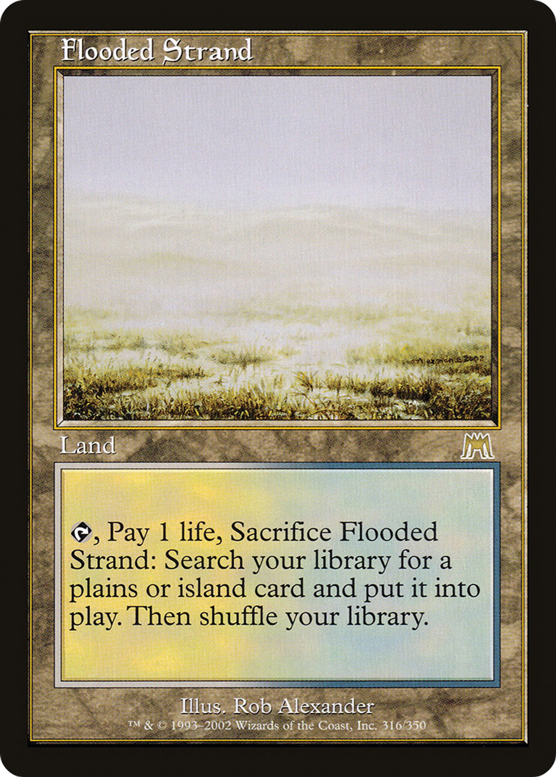 Grève inondée — Onslaught — Magic: The Gathering