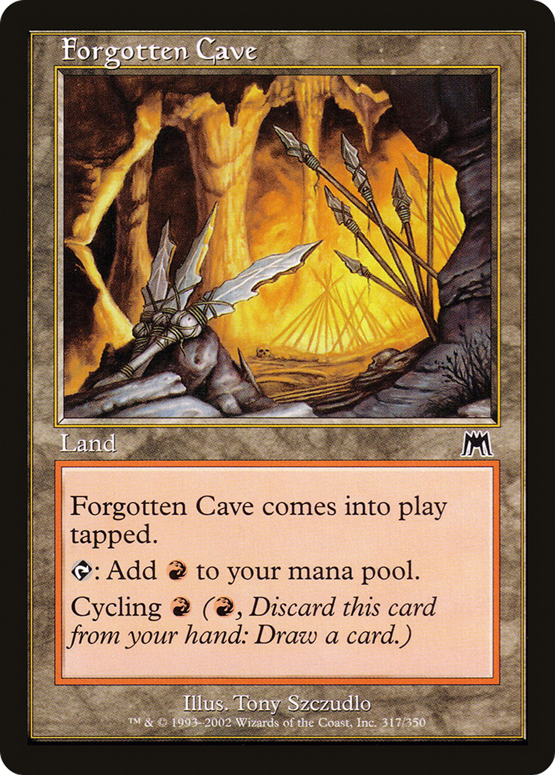 Forgotten Cave — Onslaught — Magic: The Gathering