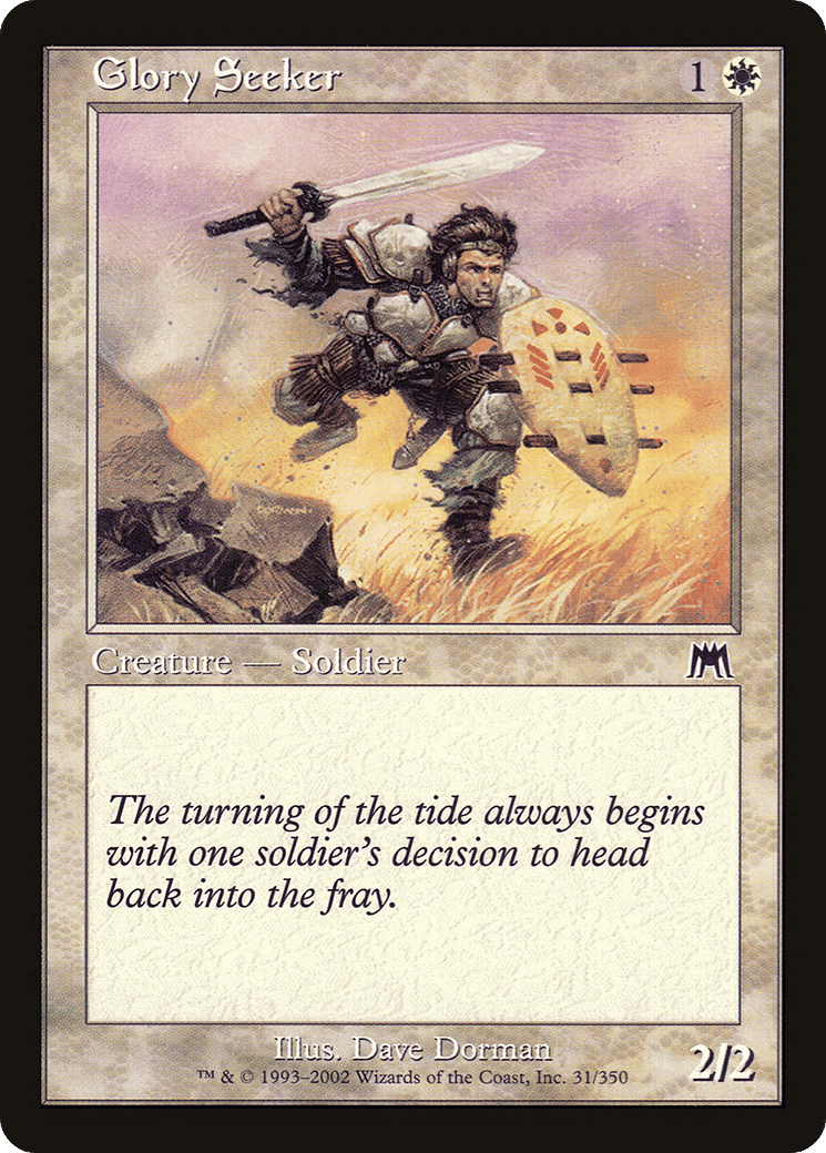 Glory Seeker — Onslaught — Magic: The Gathering