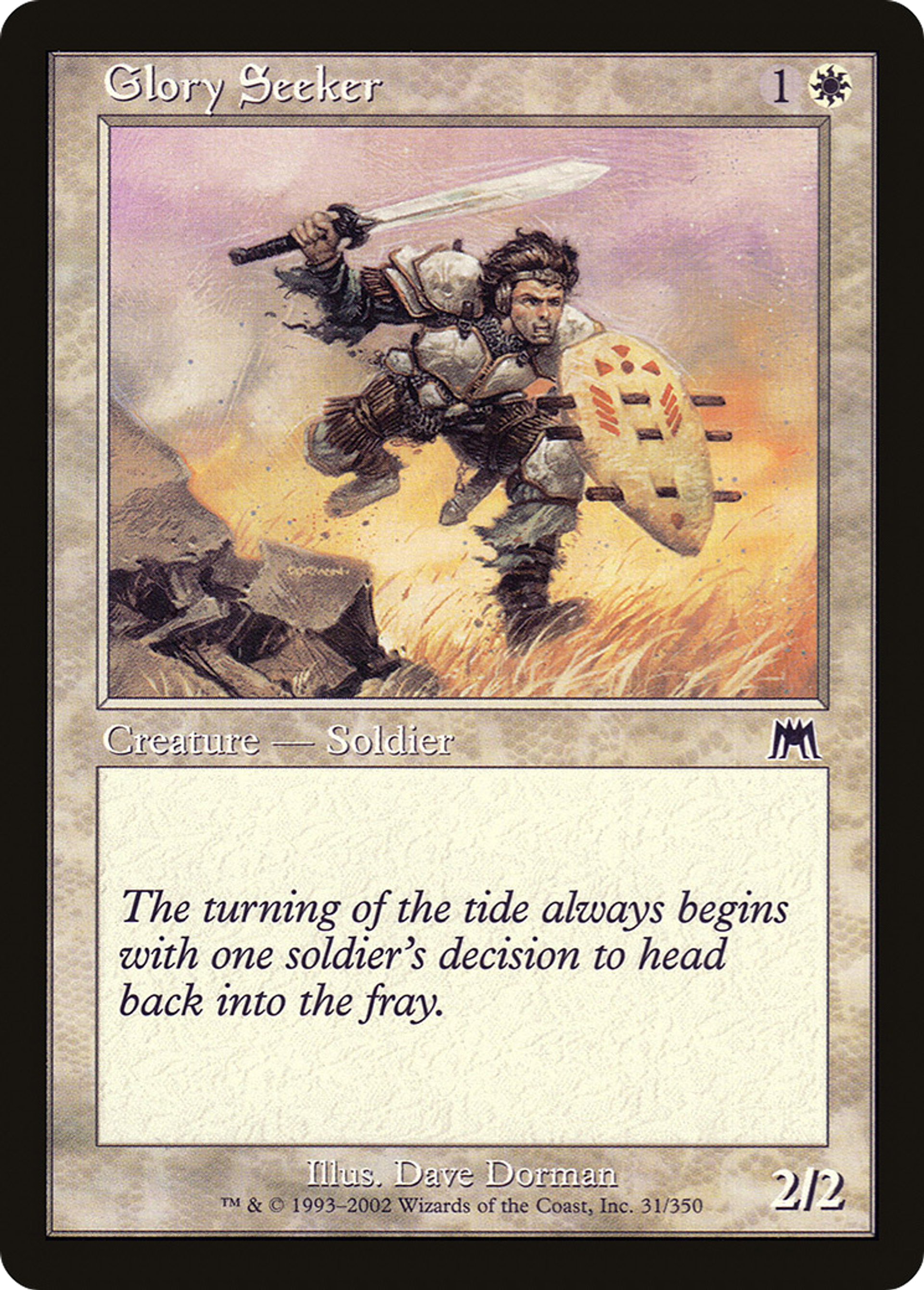 Chercheur de gloire — Onslaught — Magic: The Gathering
