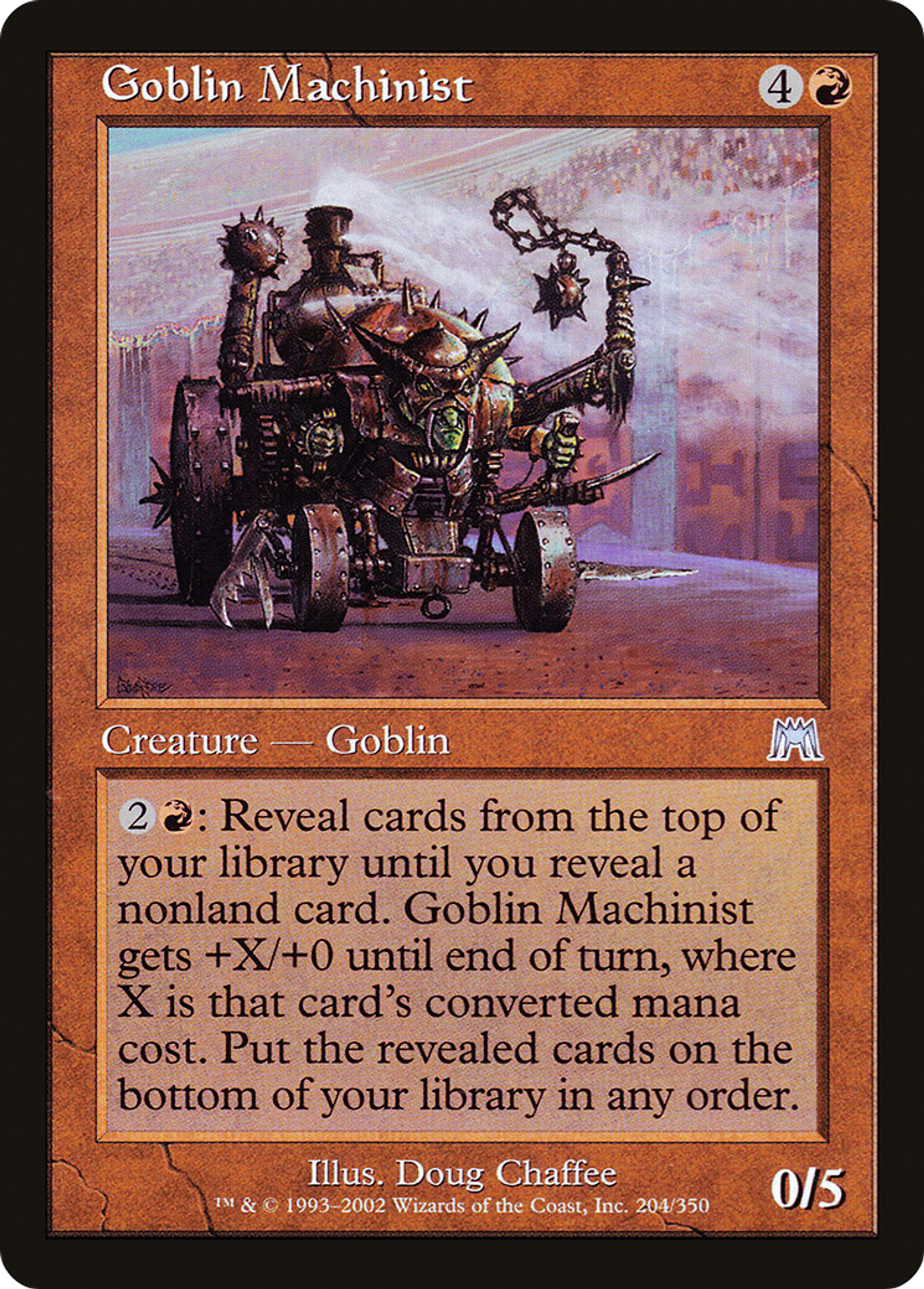 Machiniste gobelin — Onslaught — Magic: The Gathering