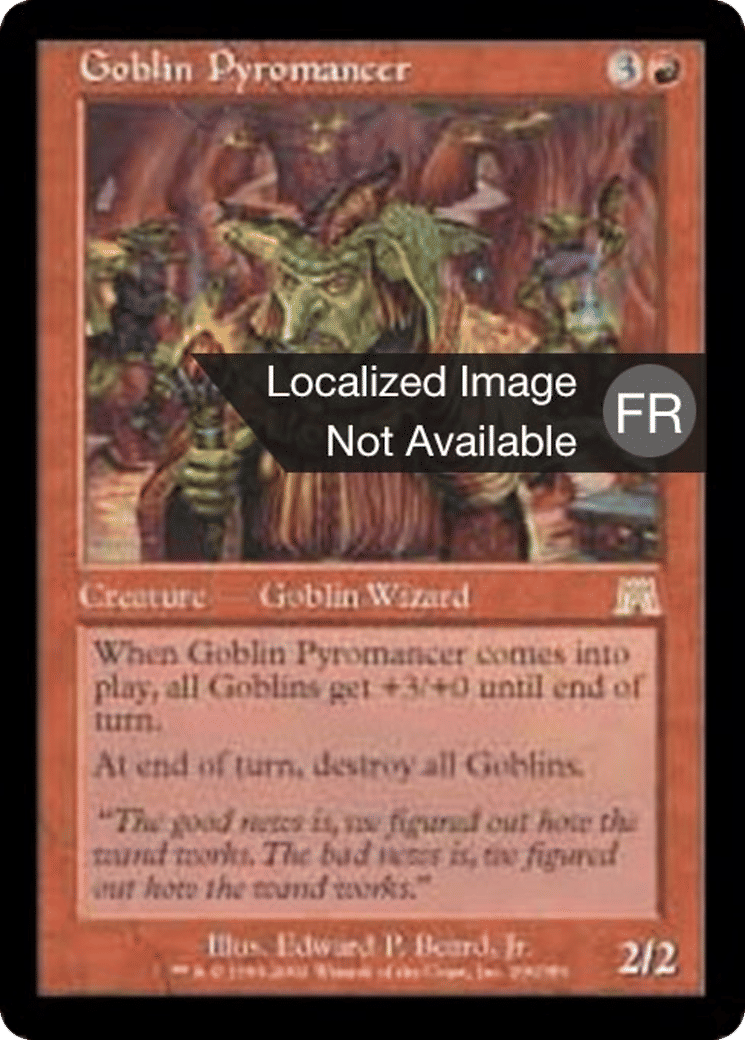 Pyromancien gobelin — Onslaught — Magic: The Gathering