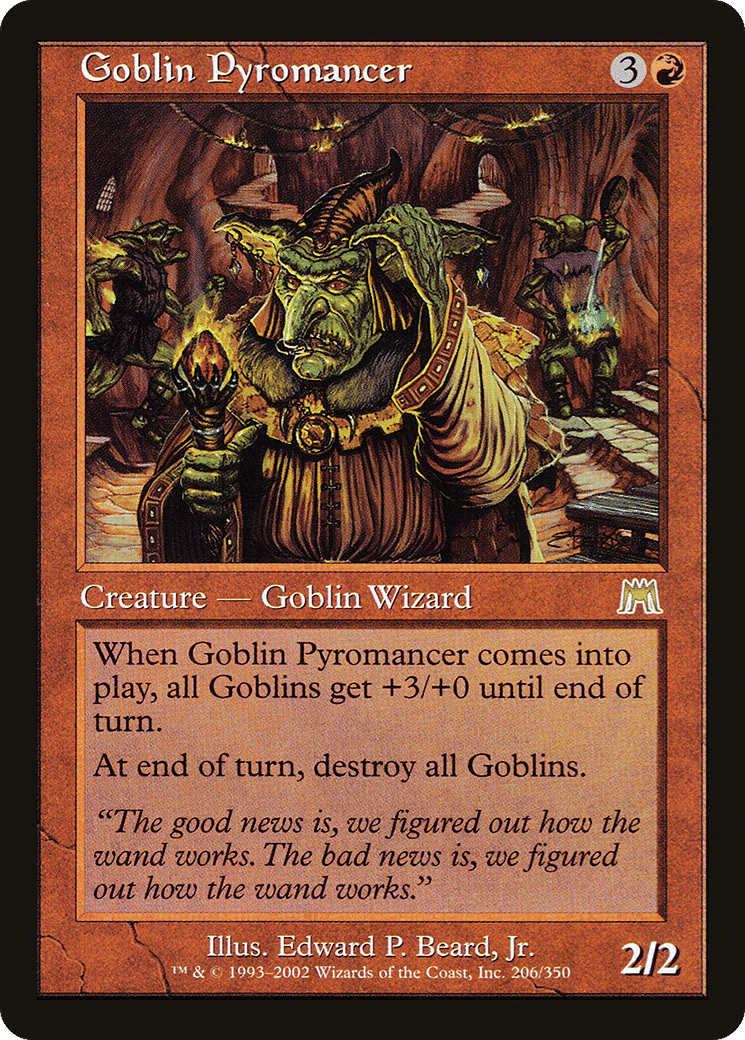 Goblin Pyromancer — Onslaught — Magic: The Gathering