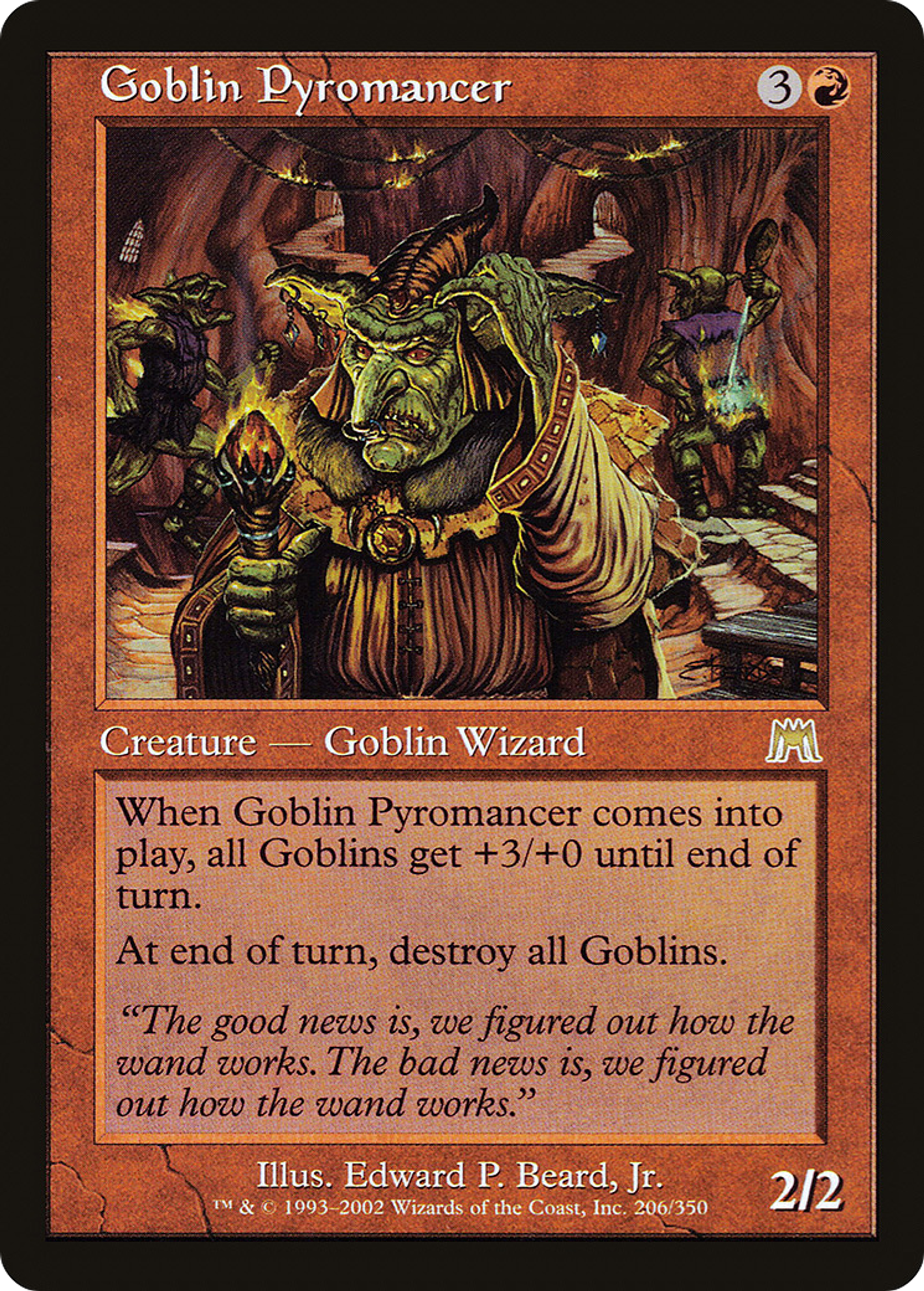 Pyromancien gobelin — Onslaught — Magic: The Gathering