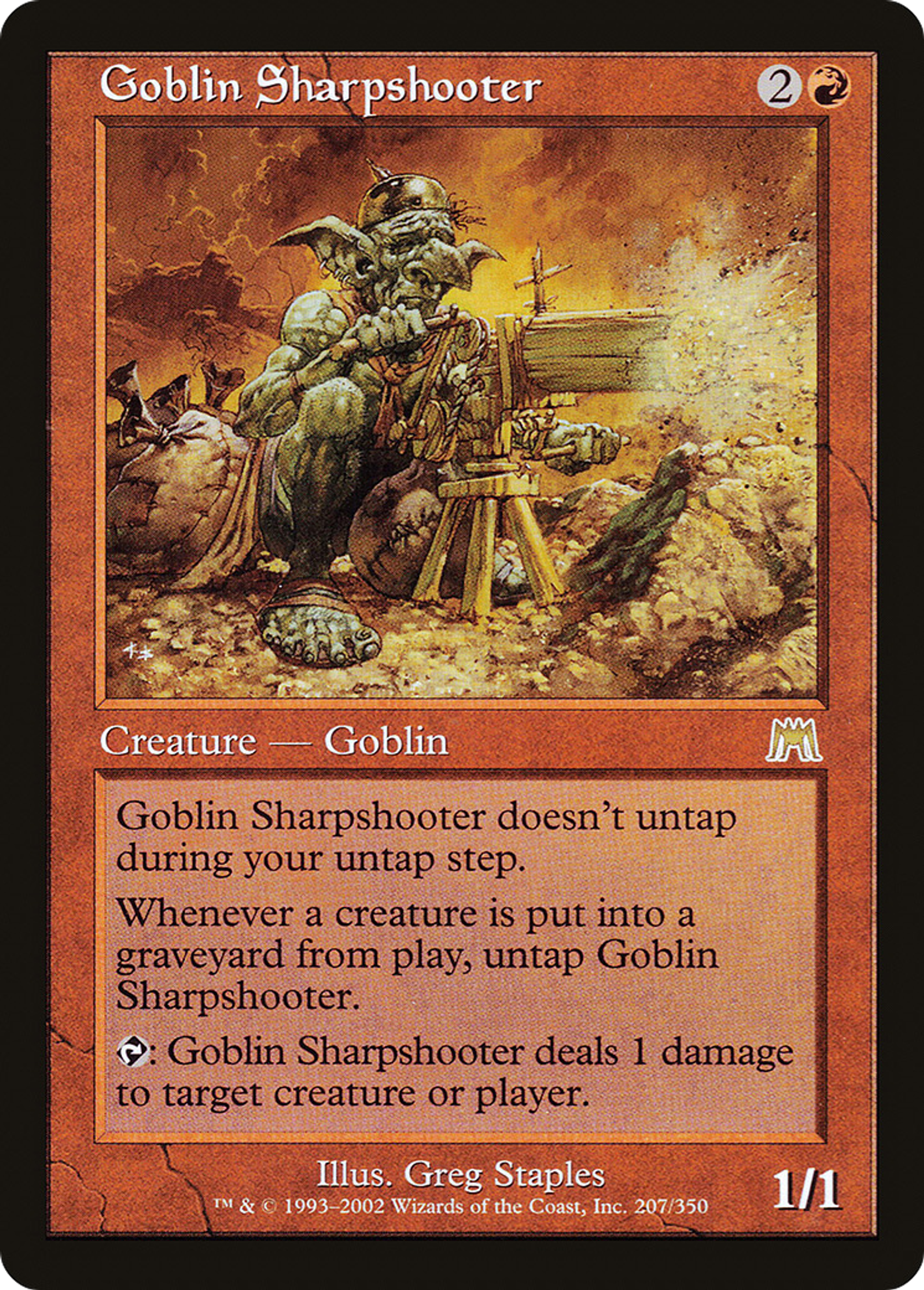 Goblin Sharpshooter — Onslaught — Magic: The Gathering