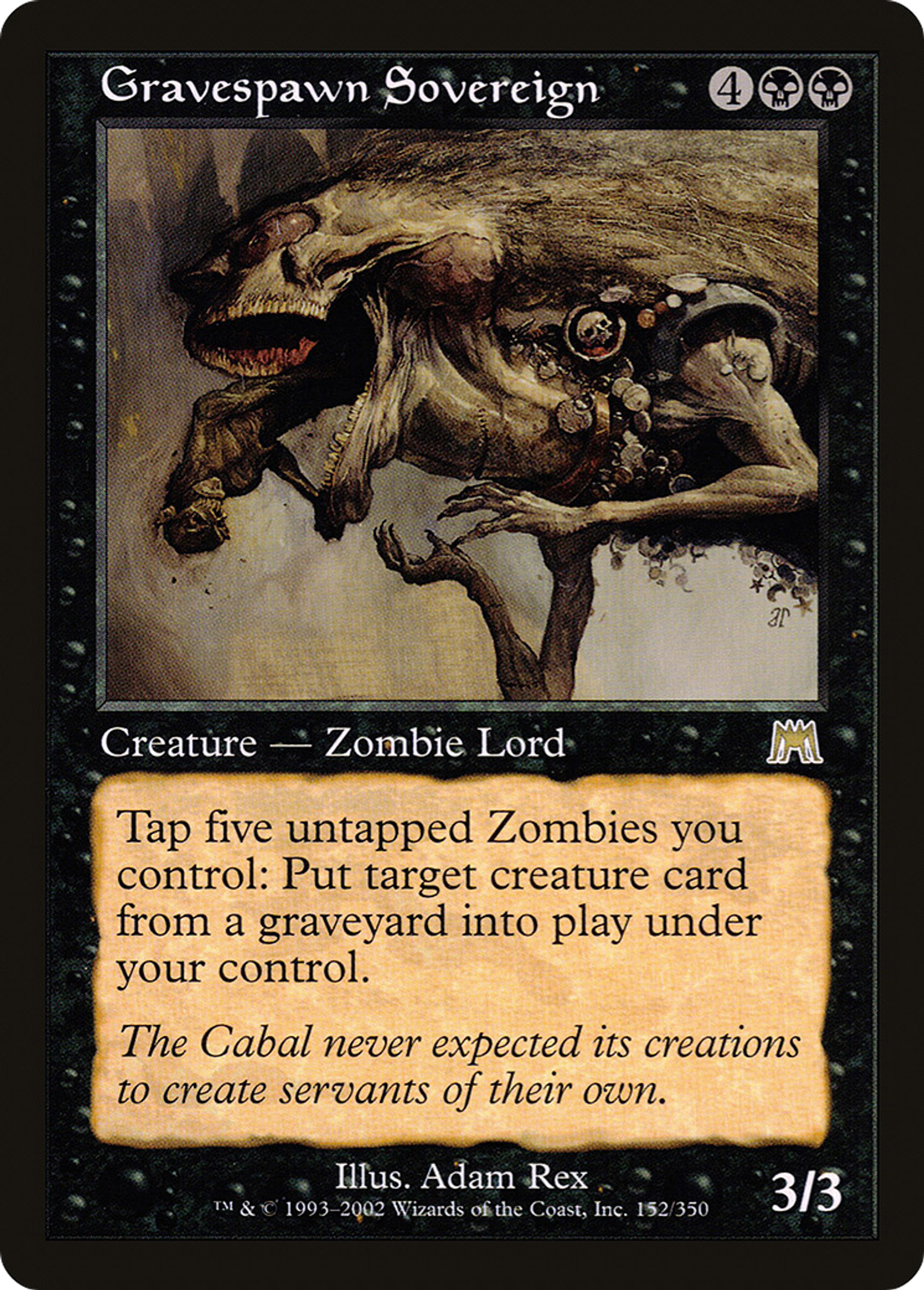 Gravespawn Sovereign — Onslaught — Magic: The Gathering