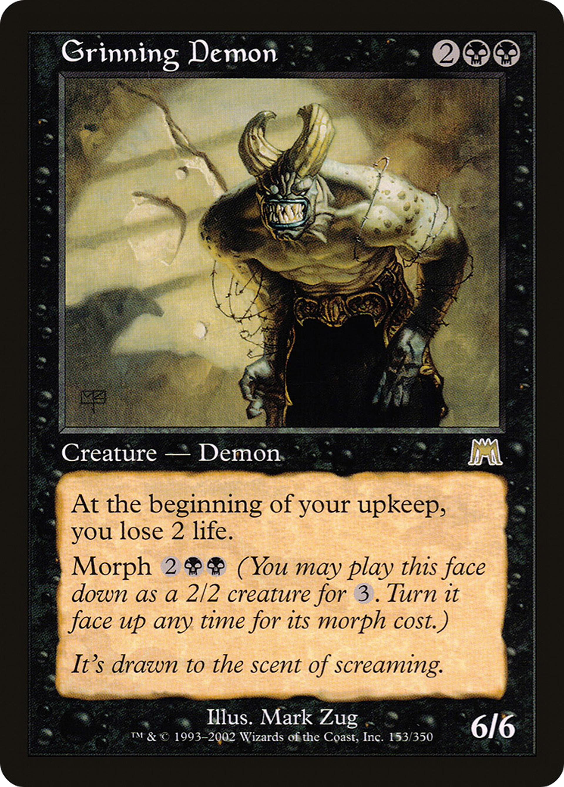 Grinning Demon — Onslaught — Magic: The Gathering