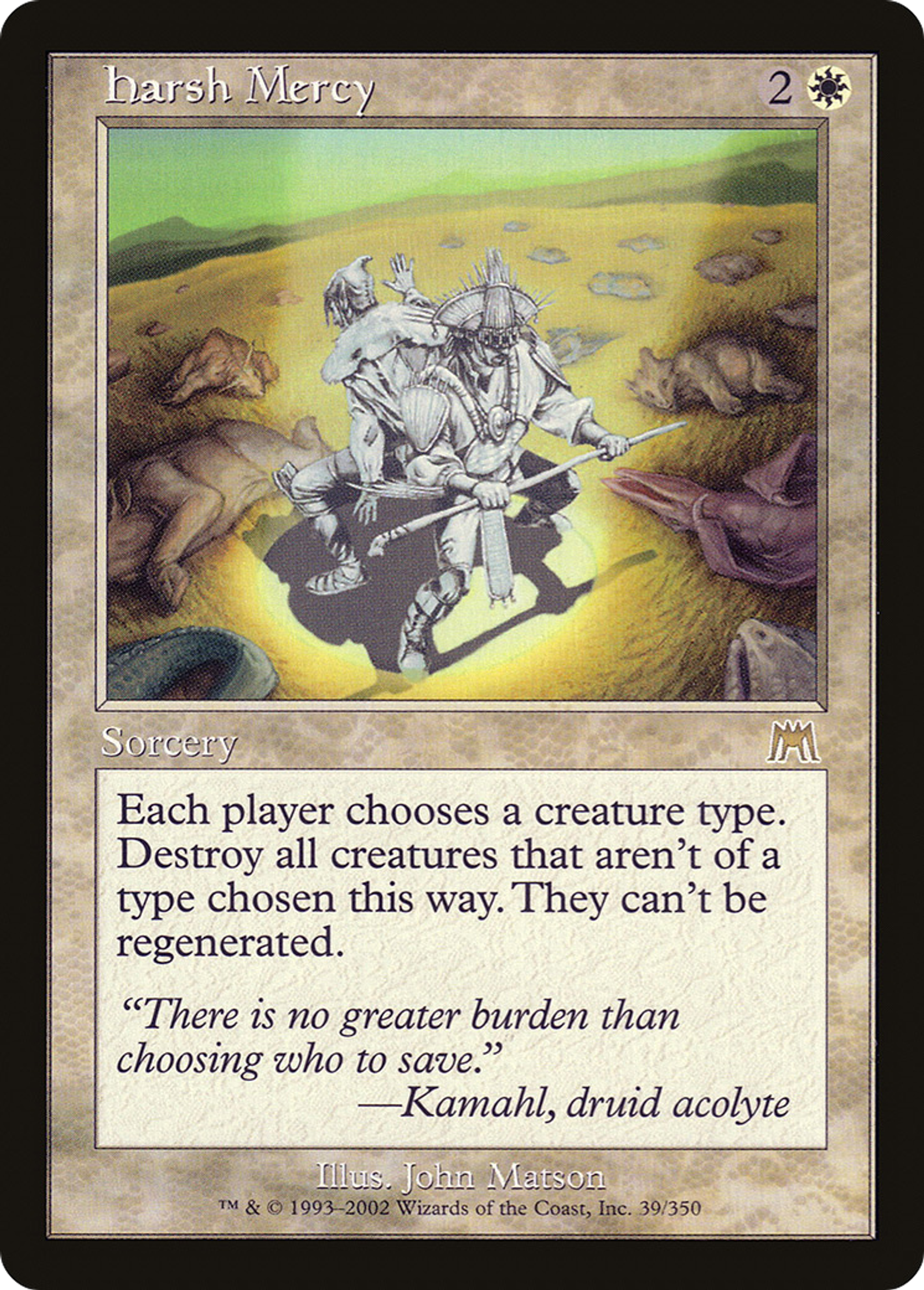 Cruelle miséricorde — Onslaught — Magic: The Gathering