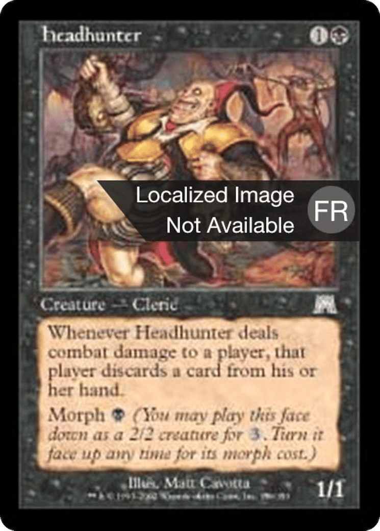 Chasseur de têtes — Onslaught — Magic: The Gathering