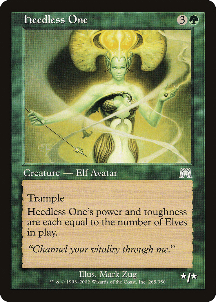 Heedless One — Onslaught — Magic: The Gathering