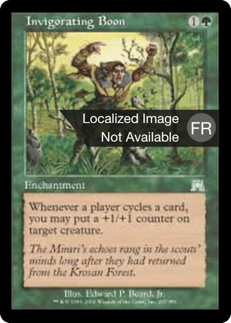 Faveur revitalisante — Onslaught — Magic: The Gathering