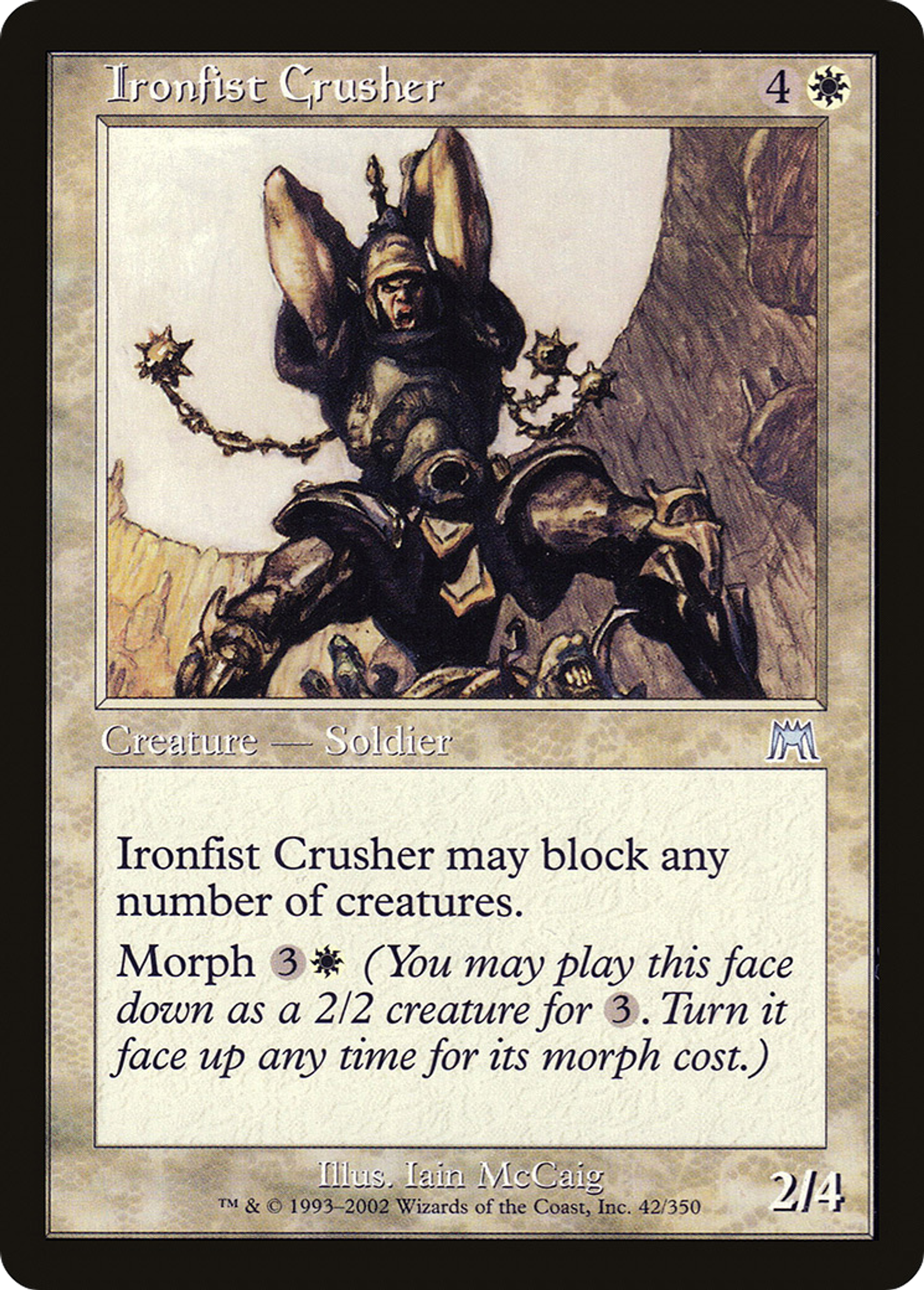 Écrabouilleur aux poings de fer — Onslaught — Magic: The Gathering