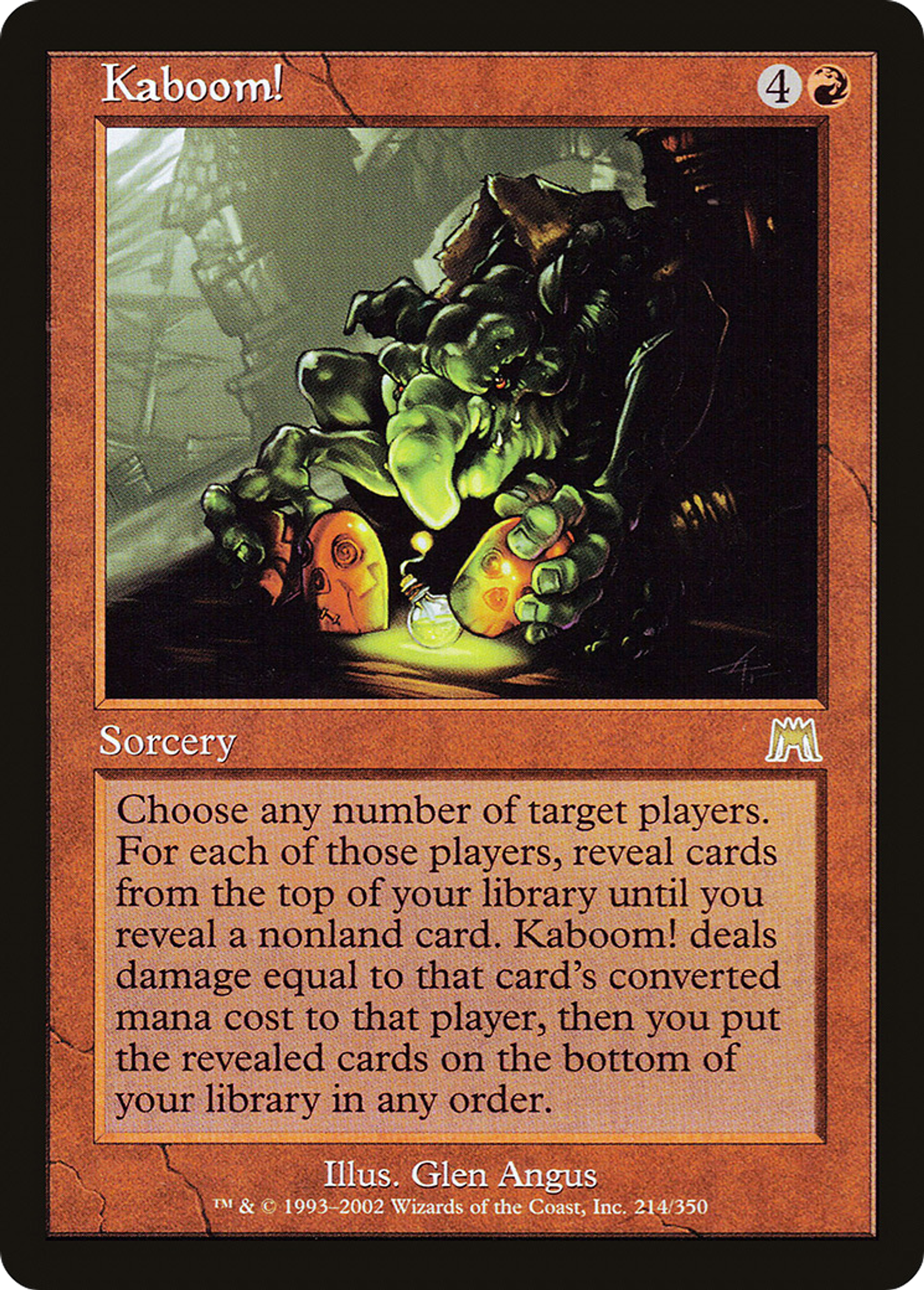 Kaboum ! — Onslaught — Magic: The Gathering