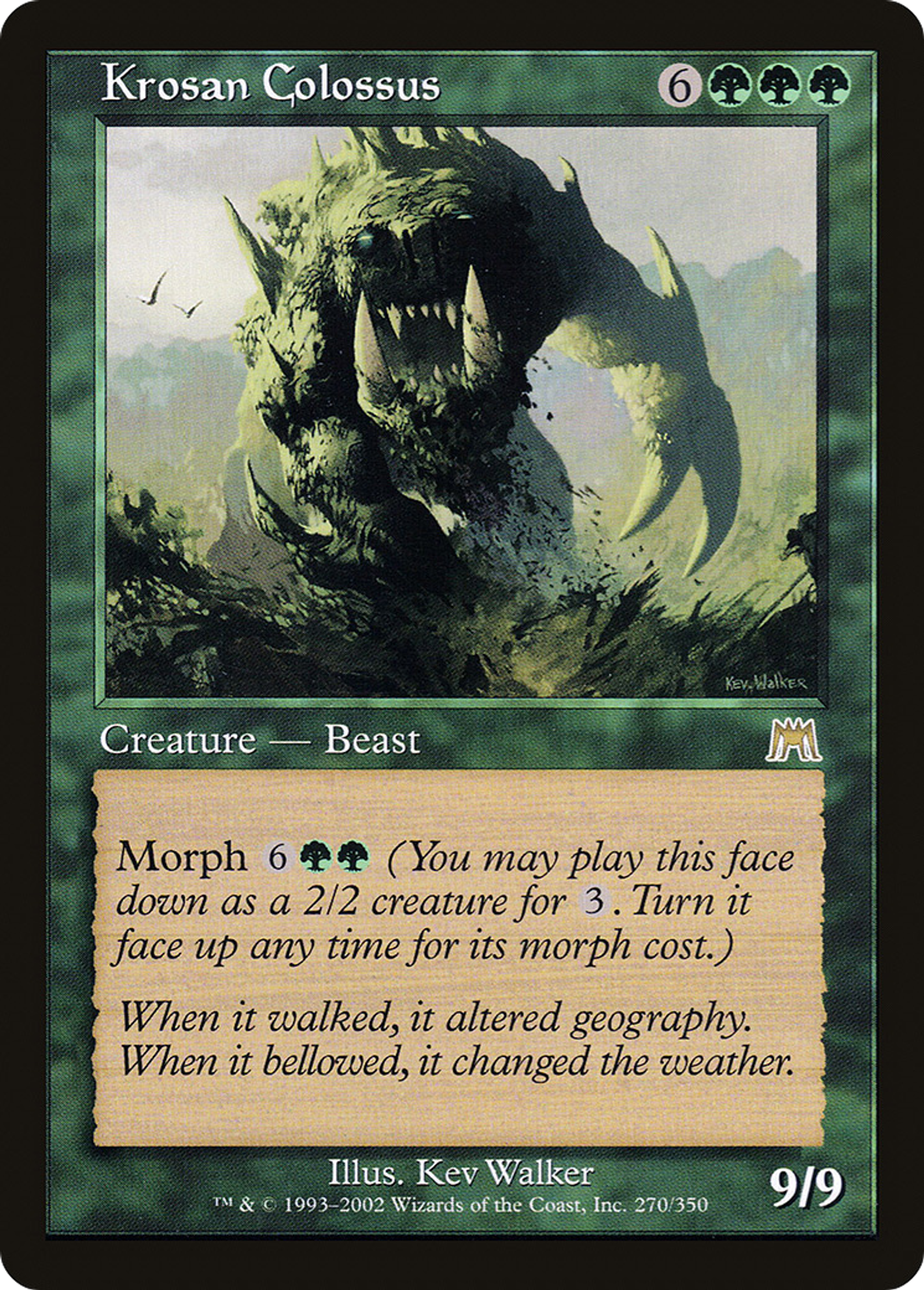 Colosse krosian — Onslaught — Magic: The Gathering