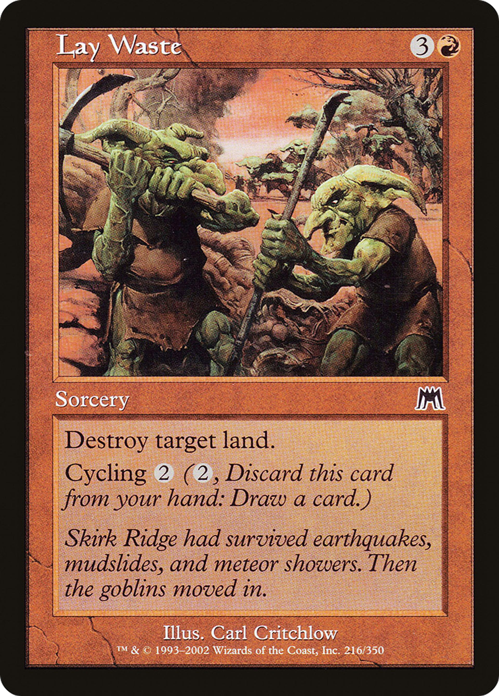 Terre usée — Onslaught — Magic: The Gathering