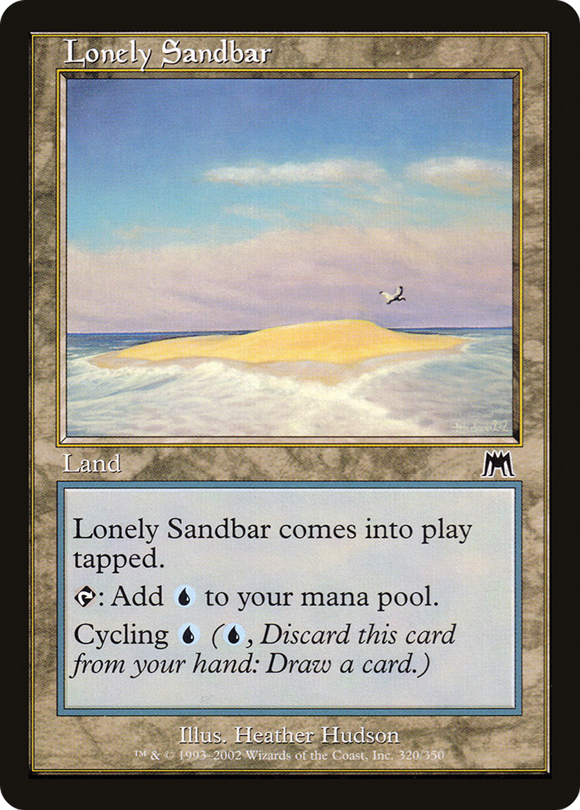 Lonely Sandbar — Onslaught — Magic: The Gathering