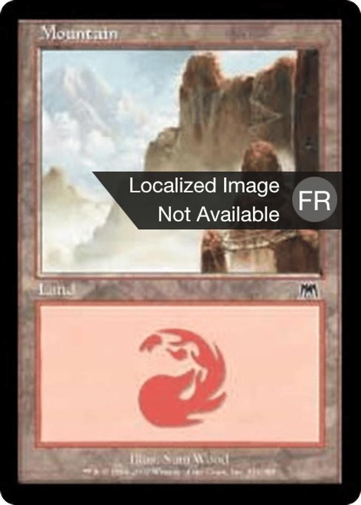 Montagne — Onslaught — Magic: The Gathering