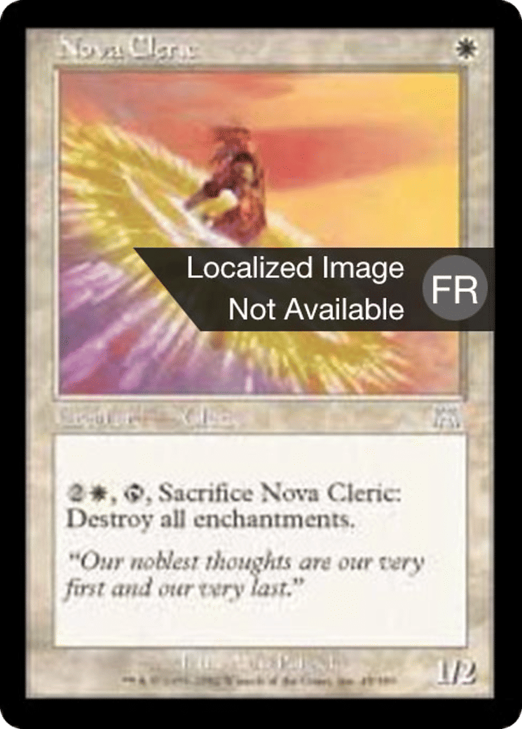 Clerc nova — Onslaught — Magic: The Gathering
